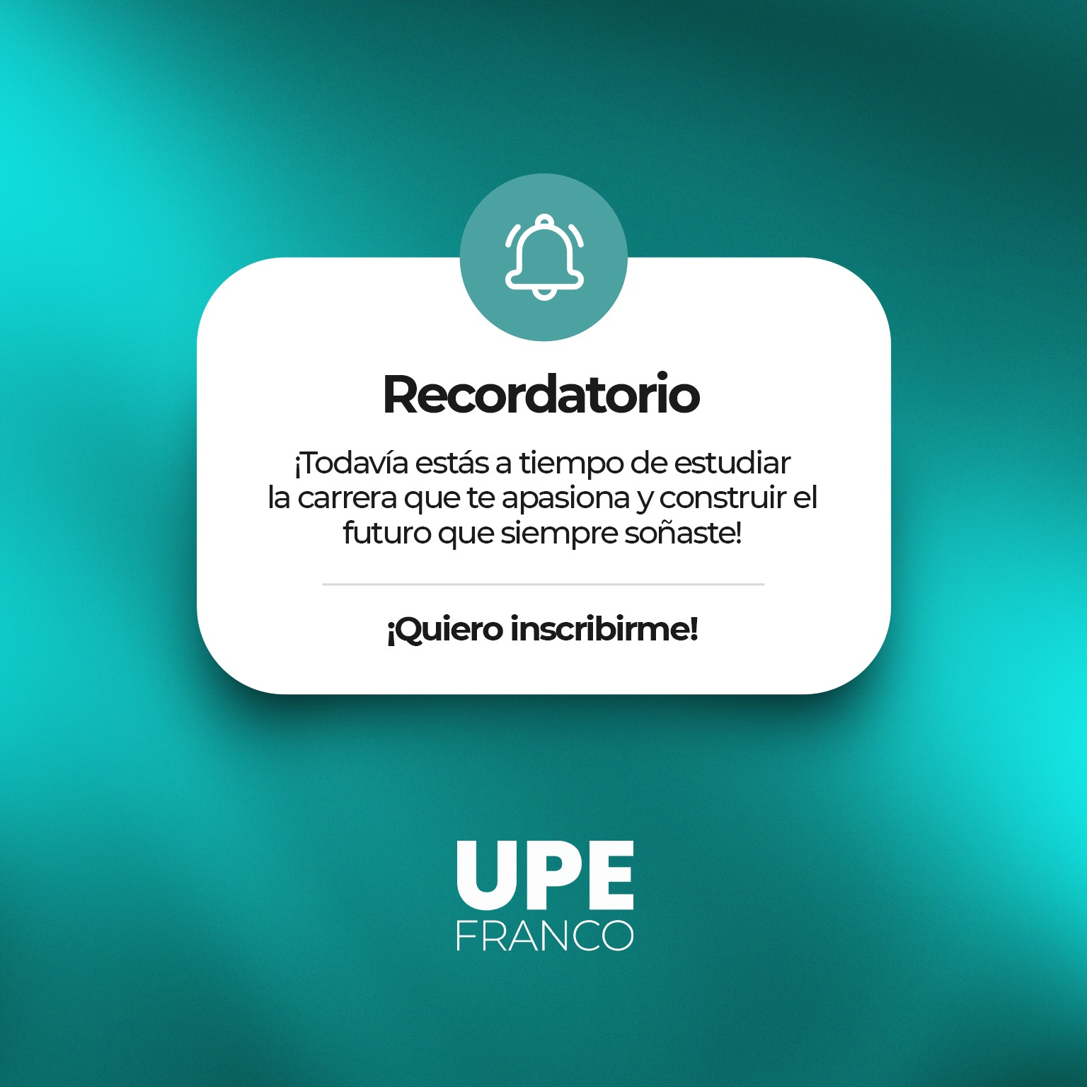 Descubrí todo lo que la UPE Franco tiene para ofrecerte: ¡Inscripciones Abiertas!