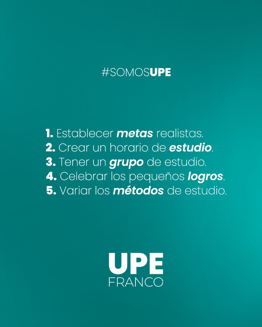 La UPE Te Invita a Iniciar un Año Lleno de Desafíos y Oportunidades