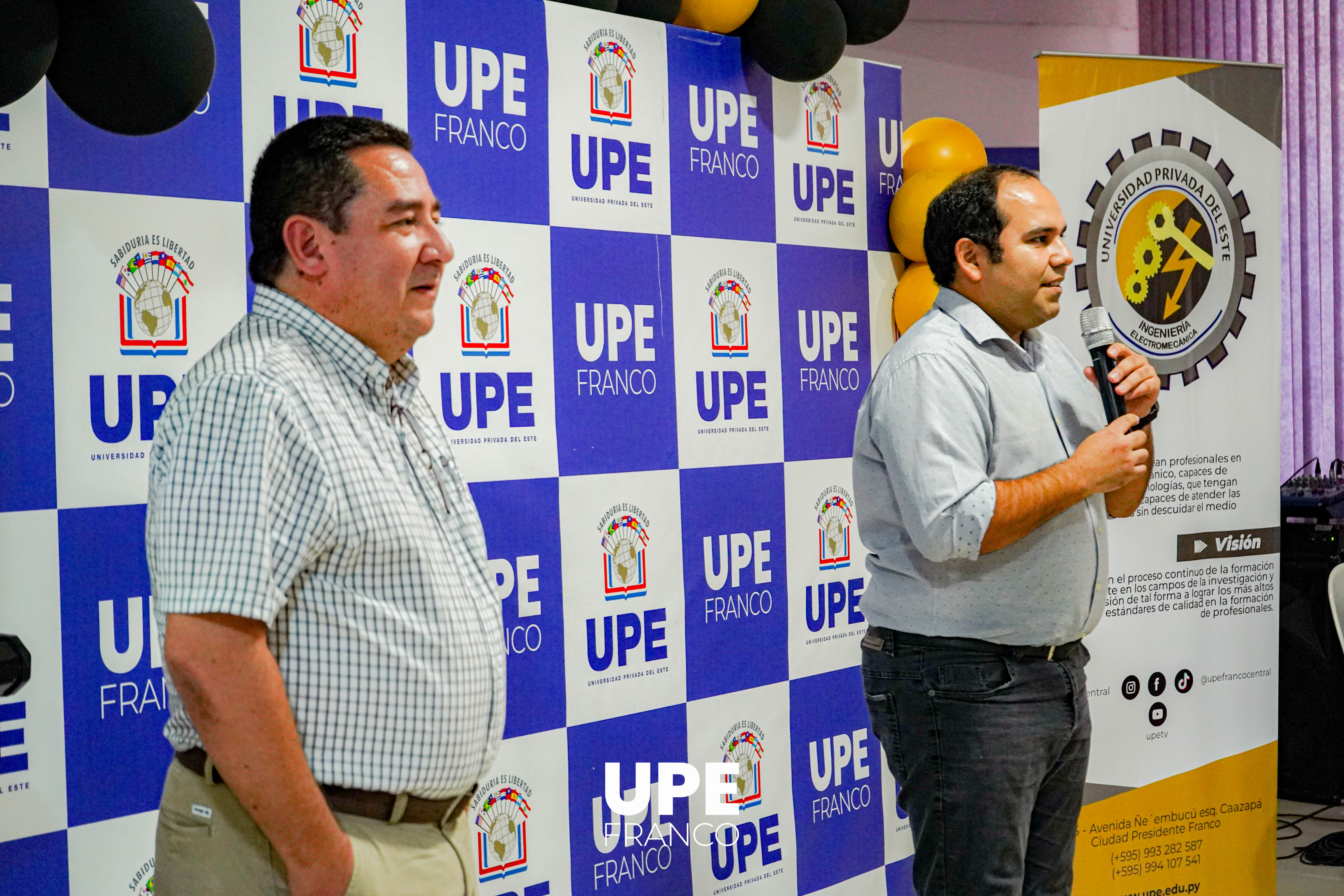 Jornada de Inducción: UPE Franco recibe a sus nuevos estudiantes de Ingeniería Electromecánica