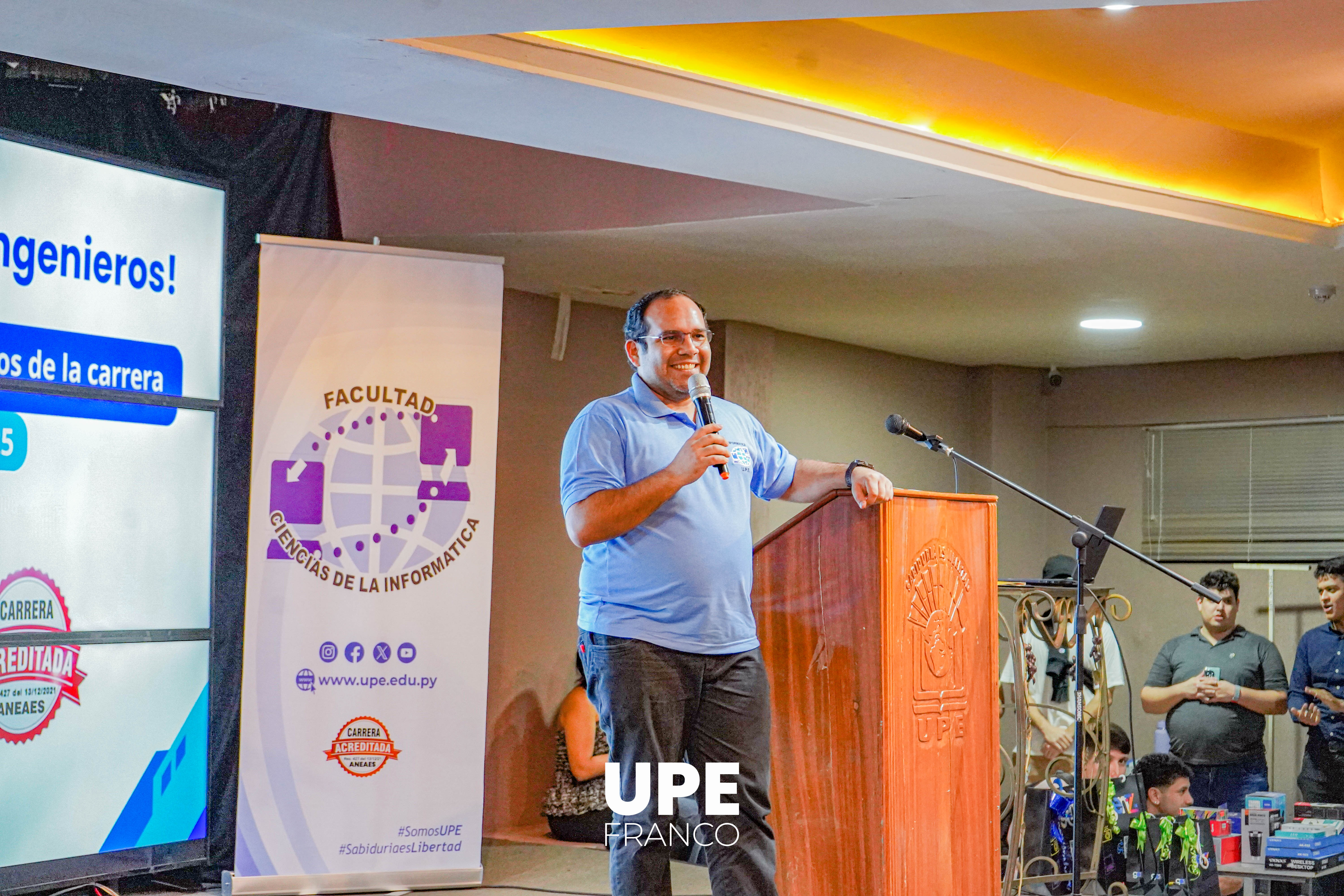 Jornada de Inducción: UPE Franco da la Bienvenida a los estudiantes de Ciencias de la Informática