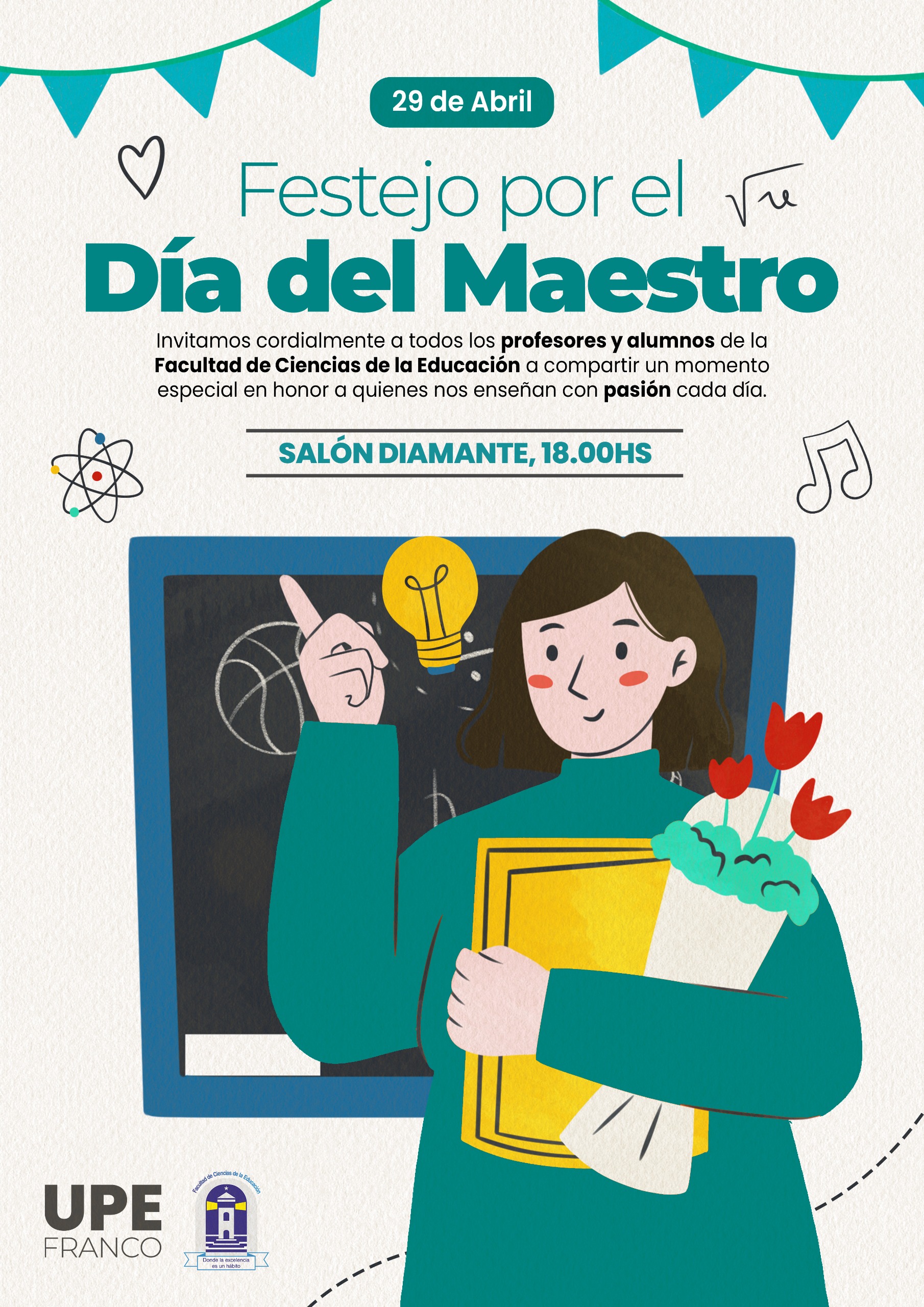 Celebración del Día del Maestro en Ciencias de la Educación: Homenaje a quienes enseñan con pasión