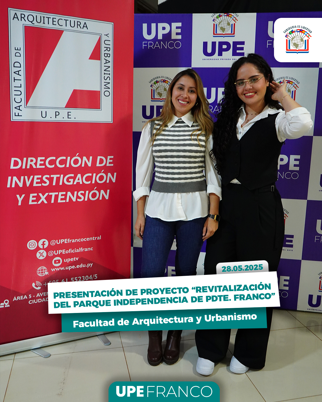 Revitalización del Parque Independencia de Presidente Franco: Presentación de Proyecto en Arquitectura UPE