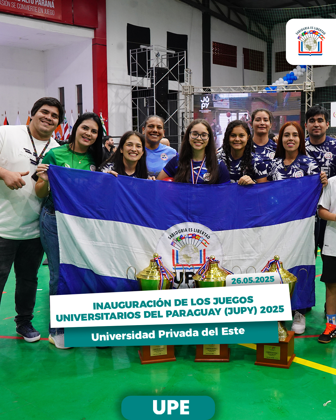 UPE presente en la inauguración de los Juegos Universitarios del Paraguay 2025