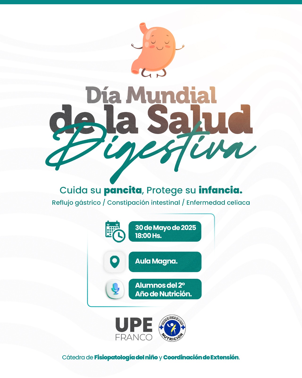 Concienciación y prevención de trastornos digestivos en la infancia: Charla Educativa en UPE Franco