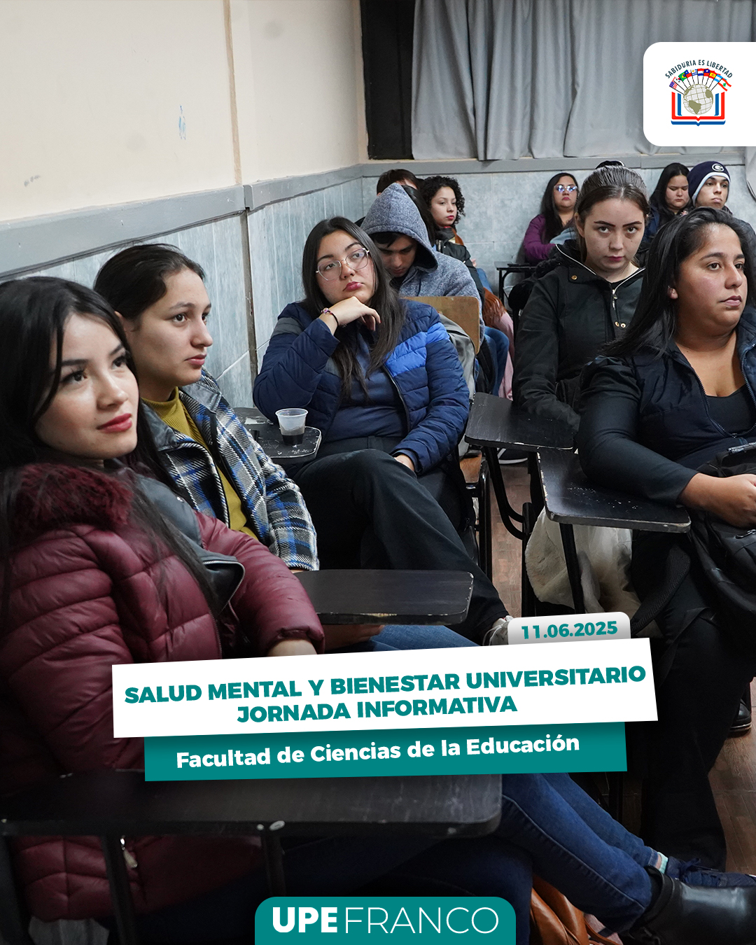Salud Mental y Bienestar Universitario: Jornada Informativa en Ciencias de la Educación