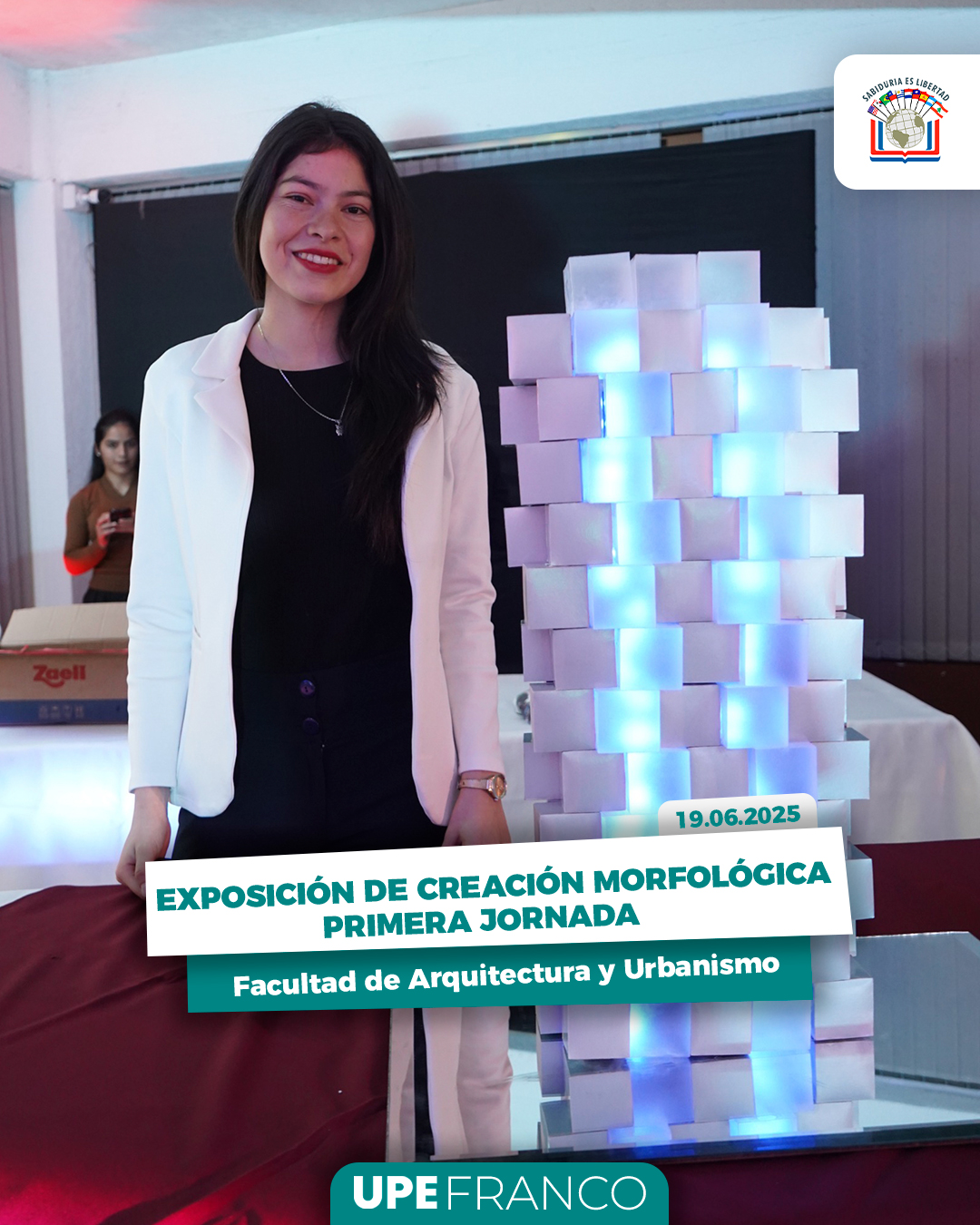 Estudiantes de Arquitectura realizan Exposición de Creación Morfológica: Primera Jornada