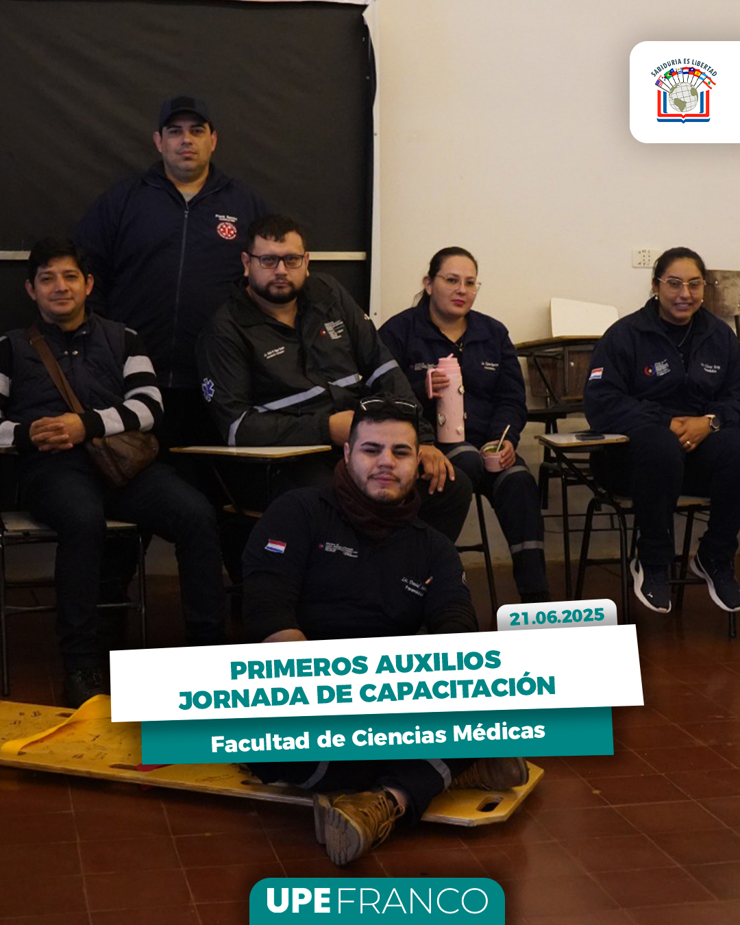 Estudiantes de Medicina UPE reciben capacitación en Primeros Auxilios