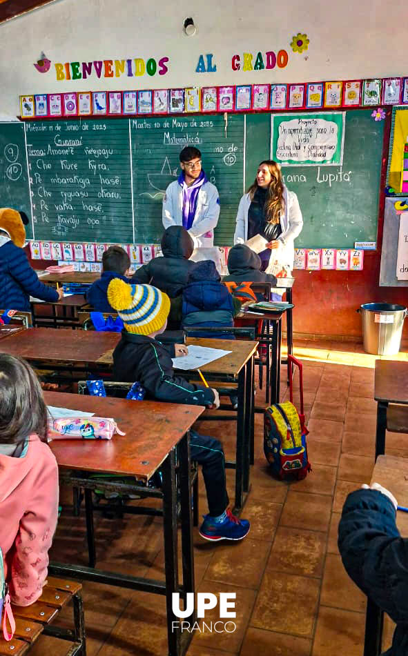 Escuela Saludable: Estudiantes de Medicina realizan Extensión Universitaria en la Escuela Santa Inés