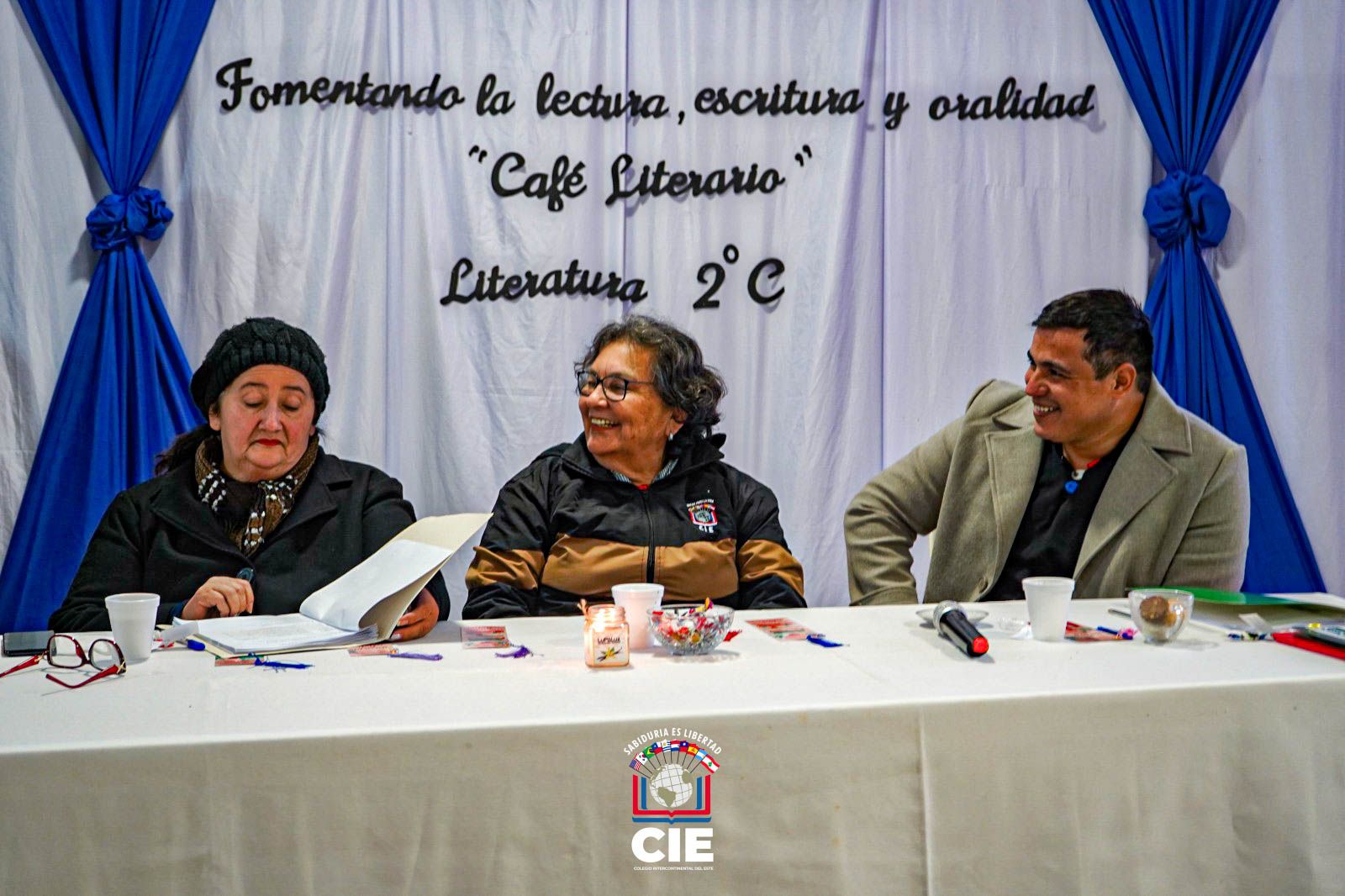 Café literario en el CIE: Segunda Jornada del Proyecto Ñe’ẽry