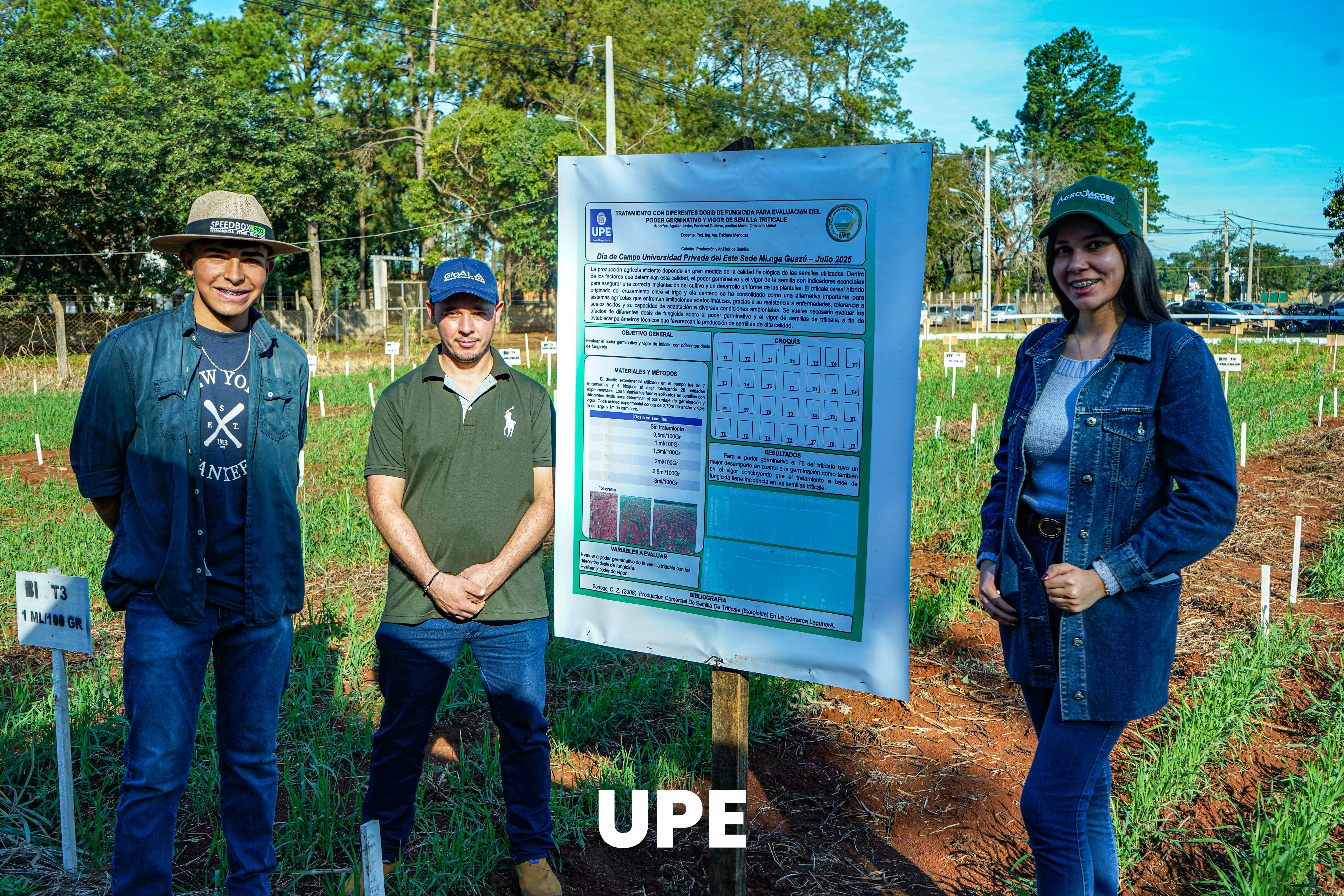 DÍA DE CAMPO: Estudiantes de Agronomía exponen sus trabajos del Primer Semestre 2025