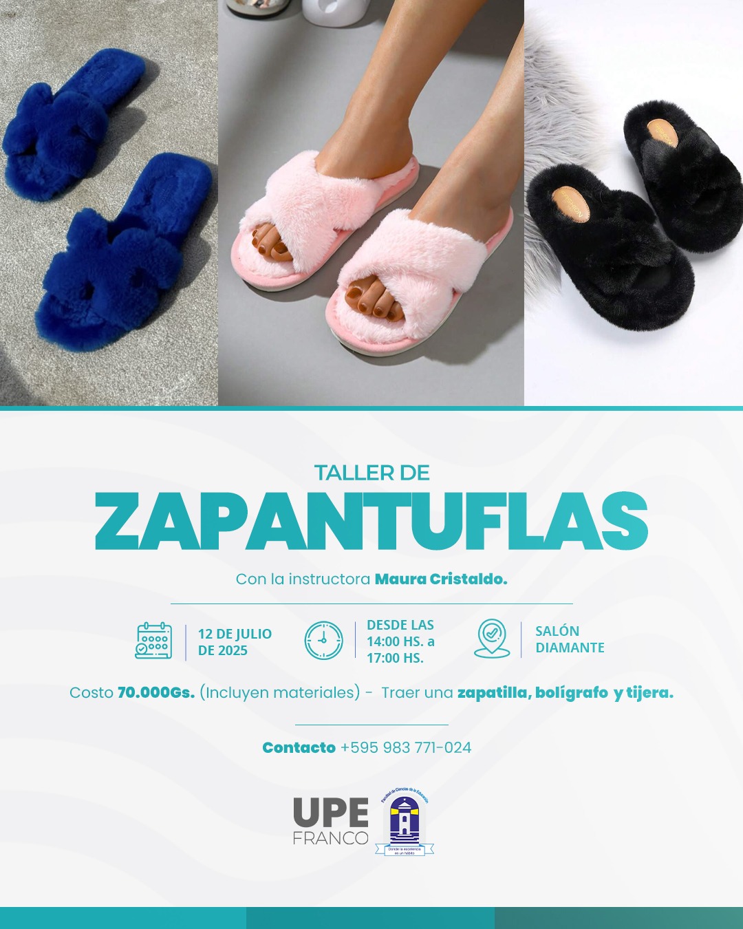 Taller de Zapantuflas en la UPE Franco