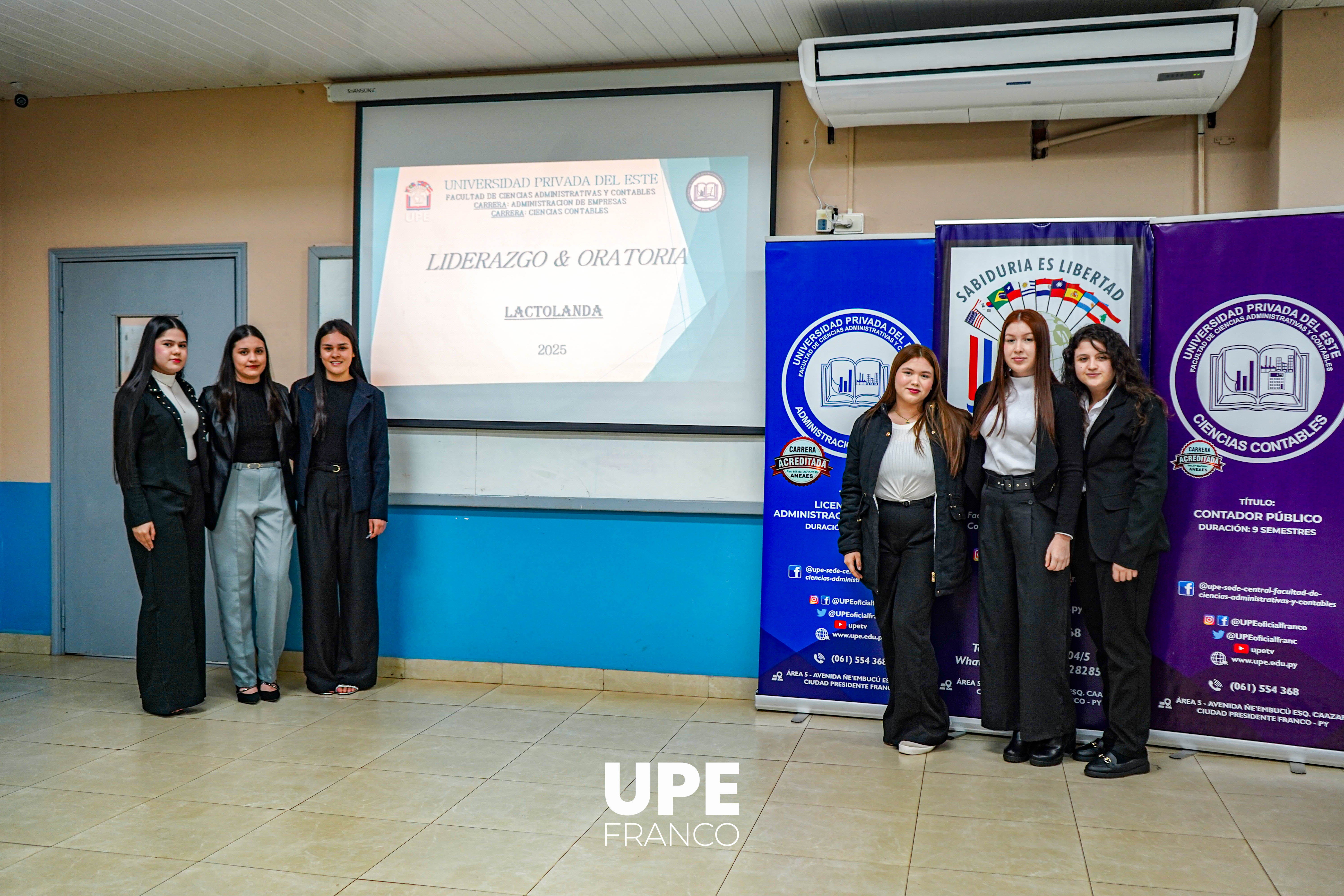 Examen final de Liderazgo y Oratoria: Facultad de Ciencias Administrativas y Contables