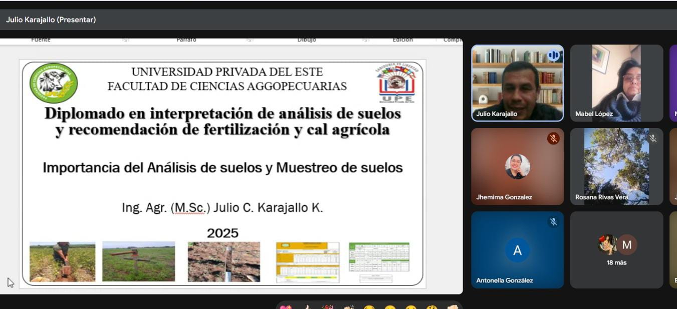 Inicio del Diplomado en Interpretación de Resultados de Análisis de Suelos Agrícolas y Recomendación de Fertilizantes y Cal Agrícola