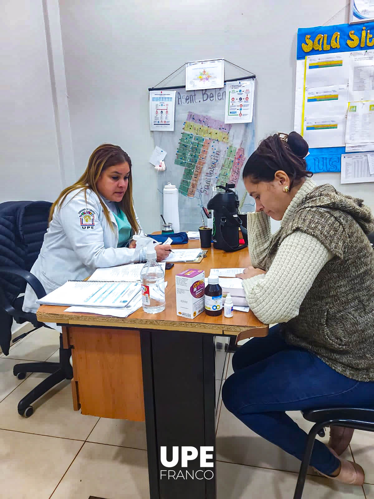 Estudiantes de Nutrición UPE realizan prácticas en el área clínica: USF Belén - Policlínico UPE