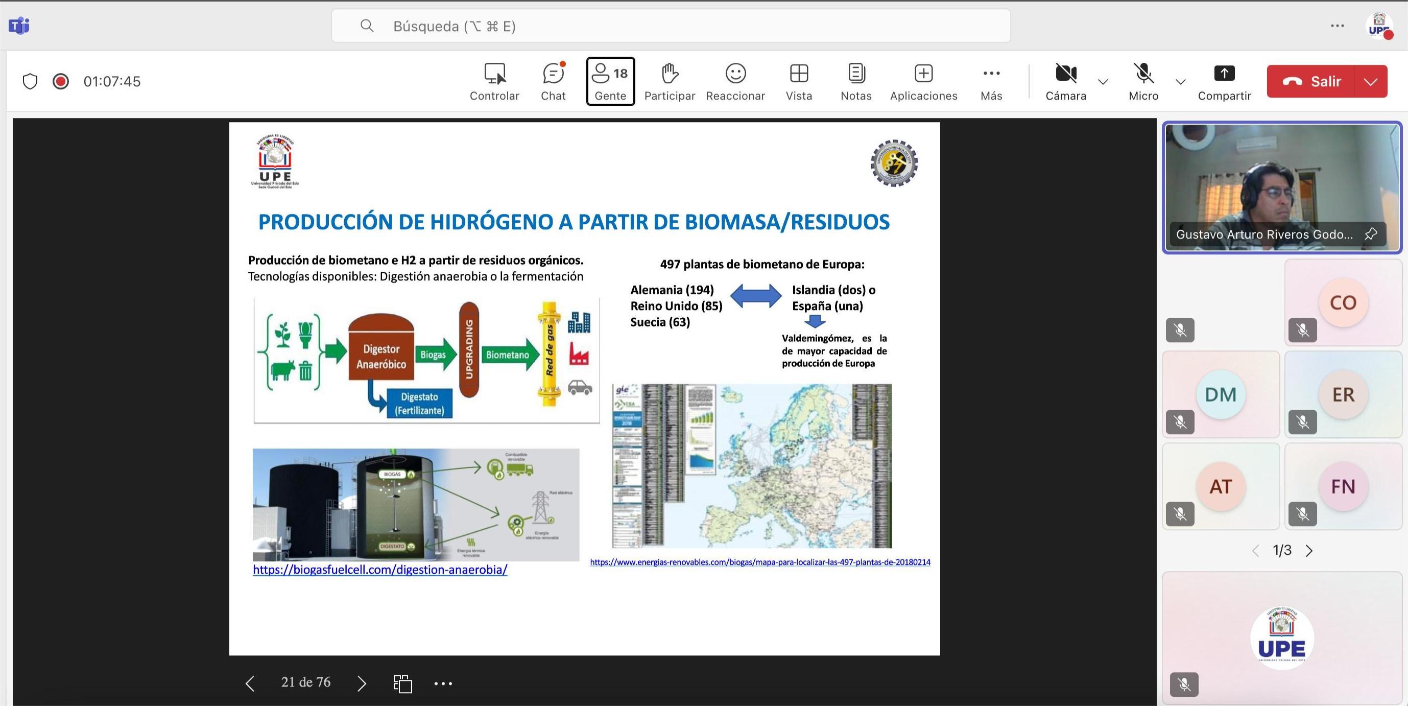 Inicia con éxito el Diplomado en Tecnología del Hidrógeno