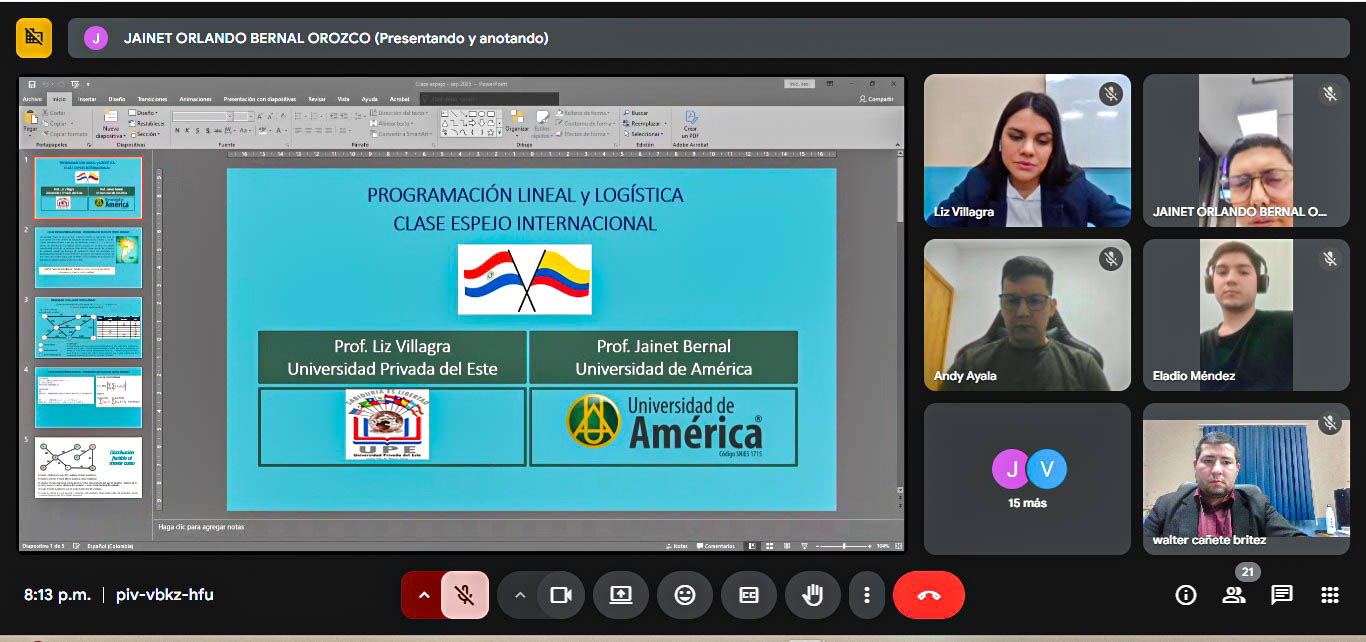 CLASES ESPEJO: UPE y la Fundación Universidad de América - Colombia