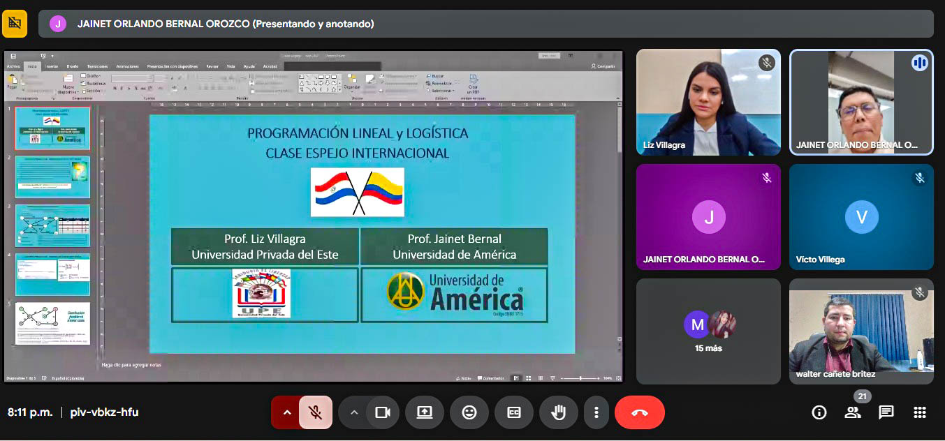 CLASES ESPEJO: UPE y la Fundación Universidad de América - Colombia