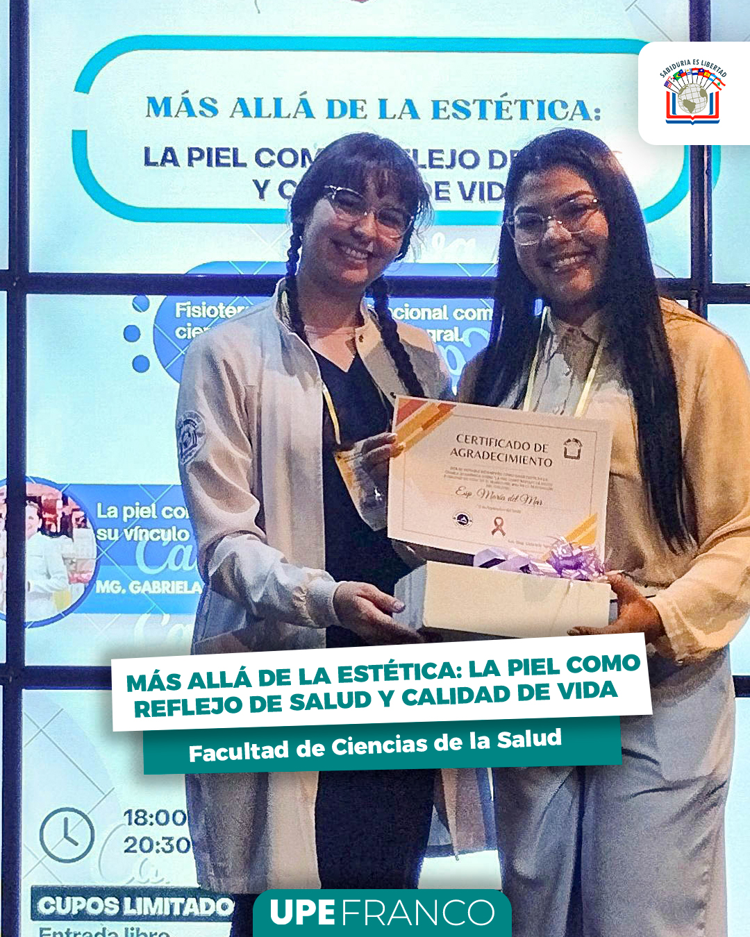 Más allá de la estética: la piel como reflejo de salud y calidad de vida - Charla sobre fisioterapia dermatofuncional