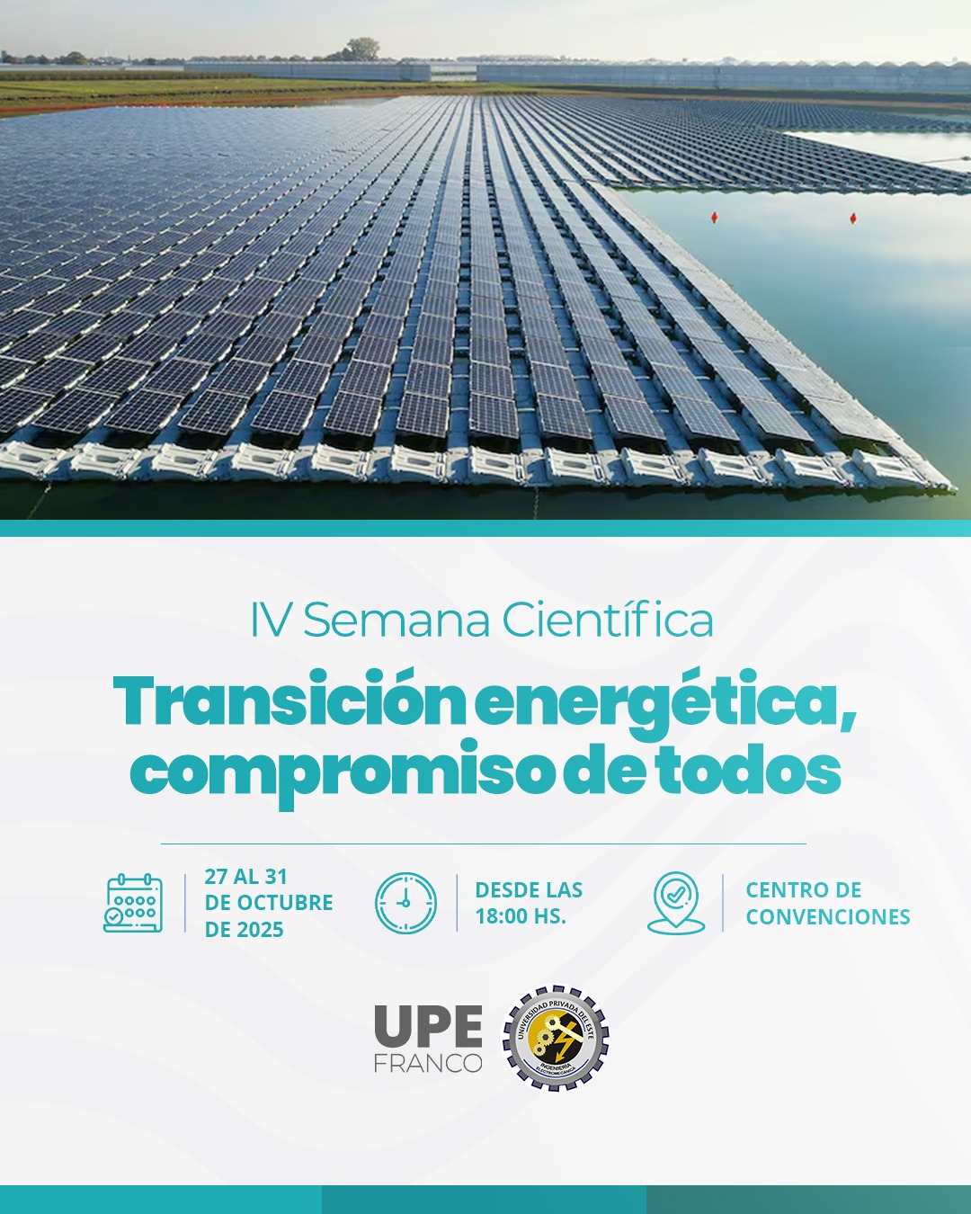 IV Semana Científica: Transición energética, compromiso de todos