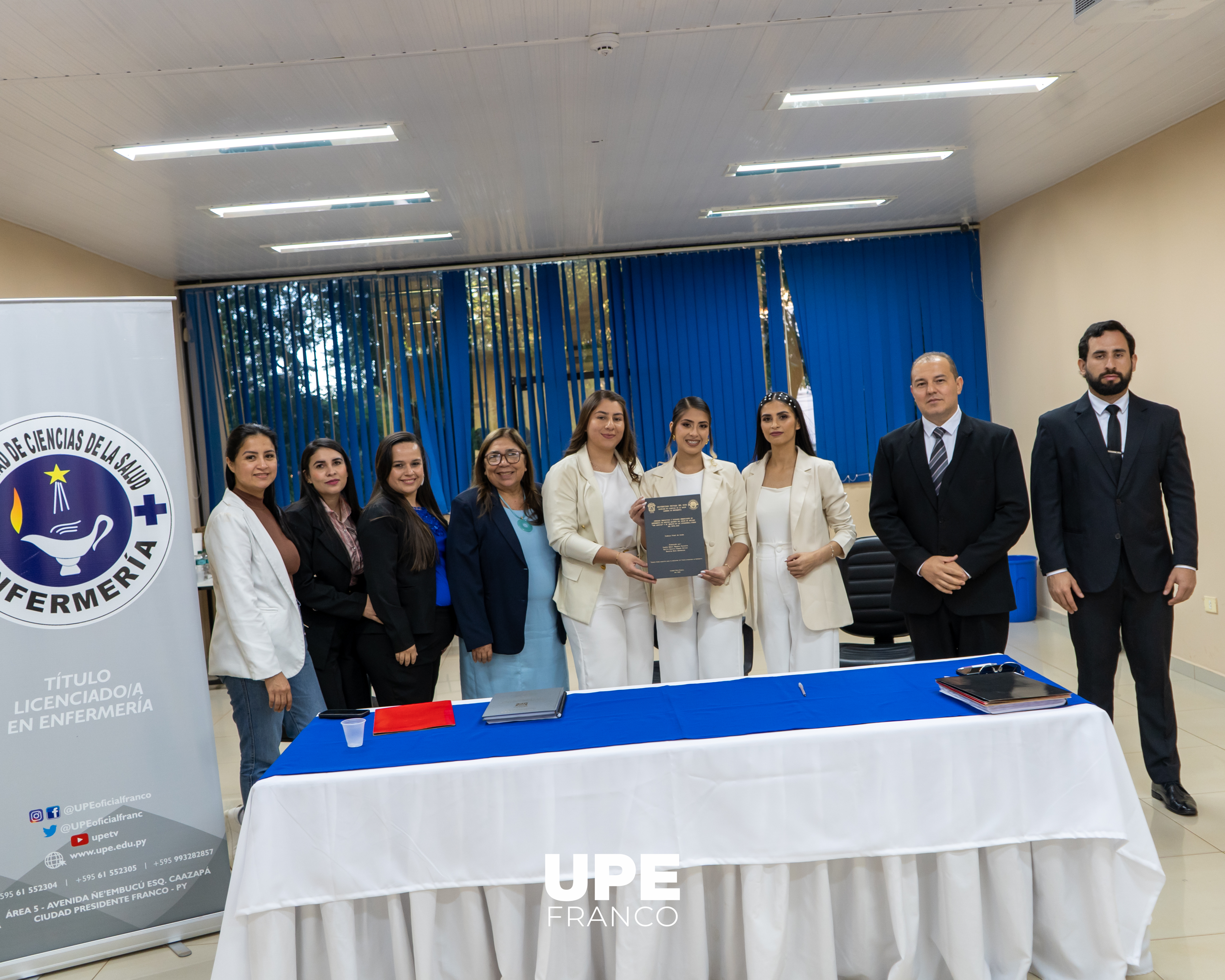 Estudiantes de Enfermería UPE defienden con éxito su Trabajo Final de Grado
