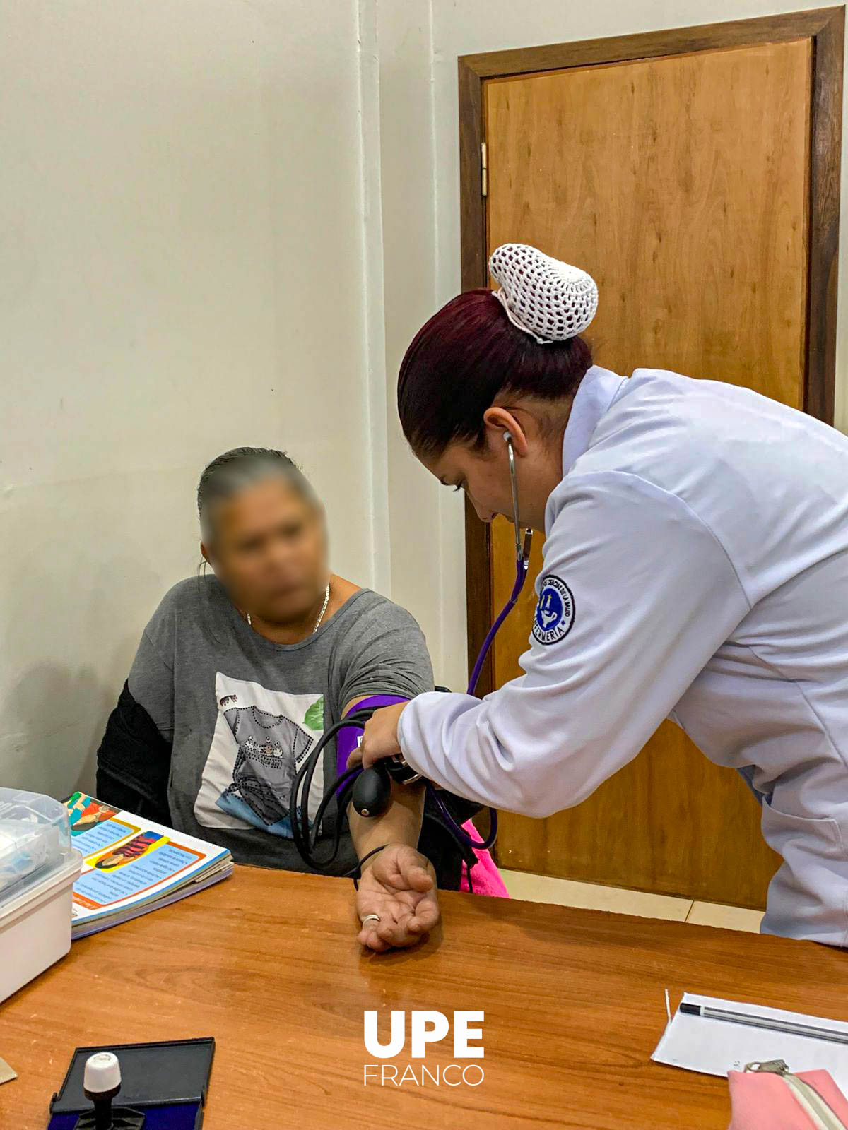 Estudiantes realizan prácticas en la USF Belén: Facultad de Ciencias de la Salud