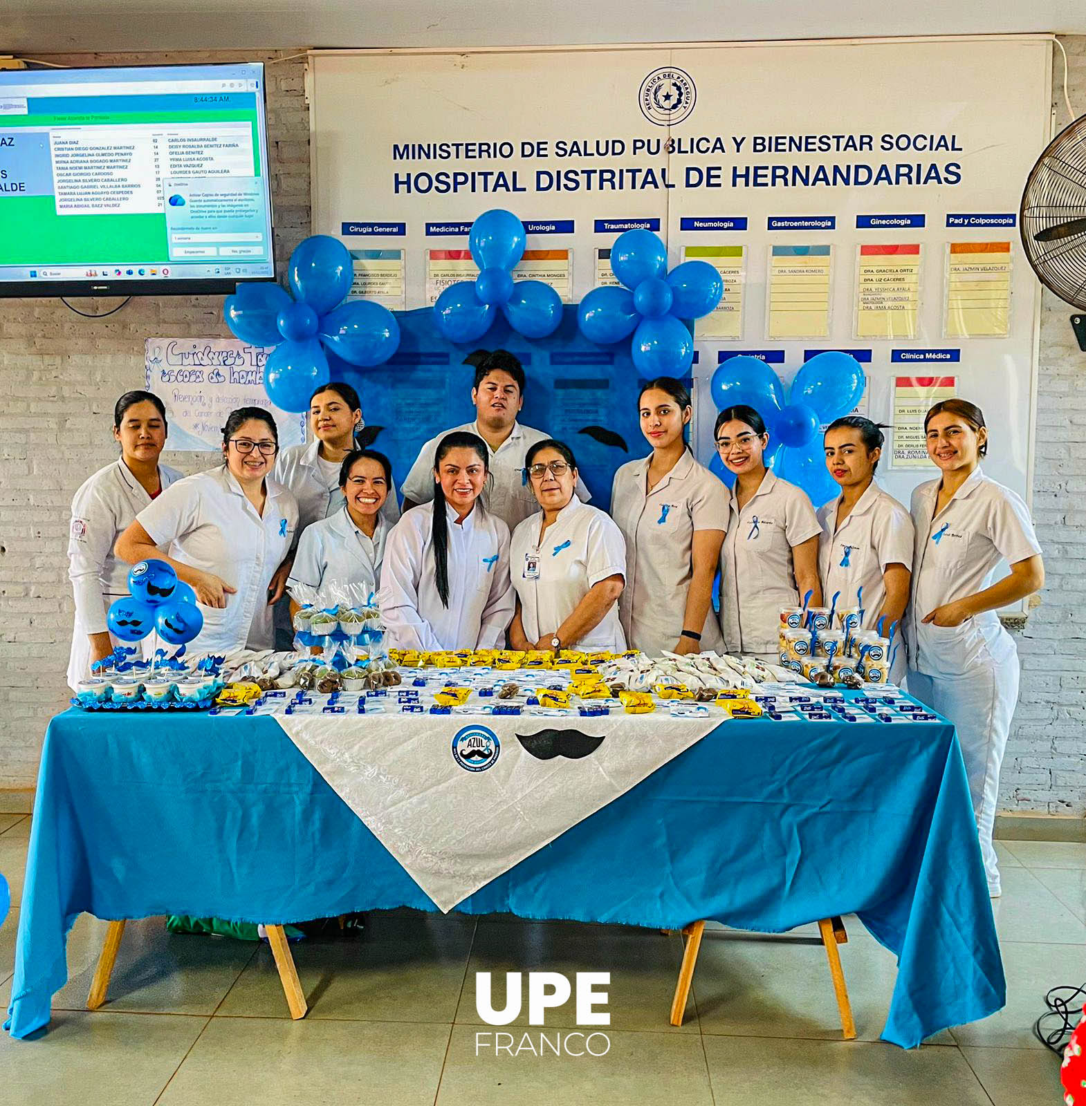 Noviembre Azul: Charla informativa en el Hospital Distrital de Hernandarias
