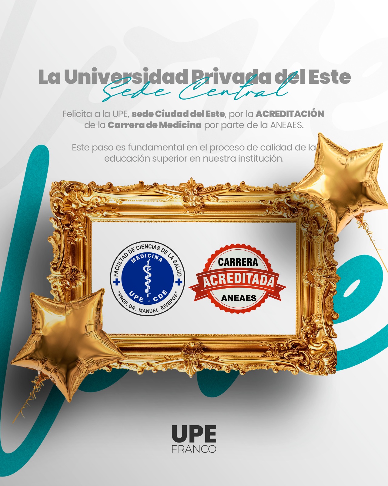 ACREDITACIÓN de la Carrera de Medicina - UPE CDE