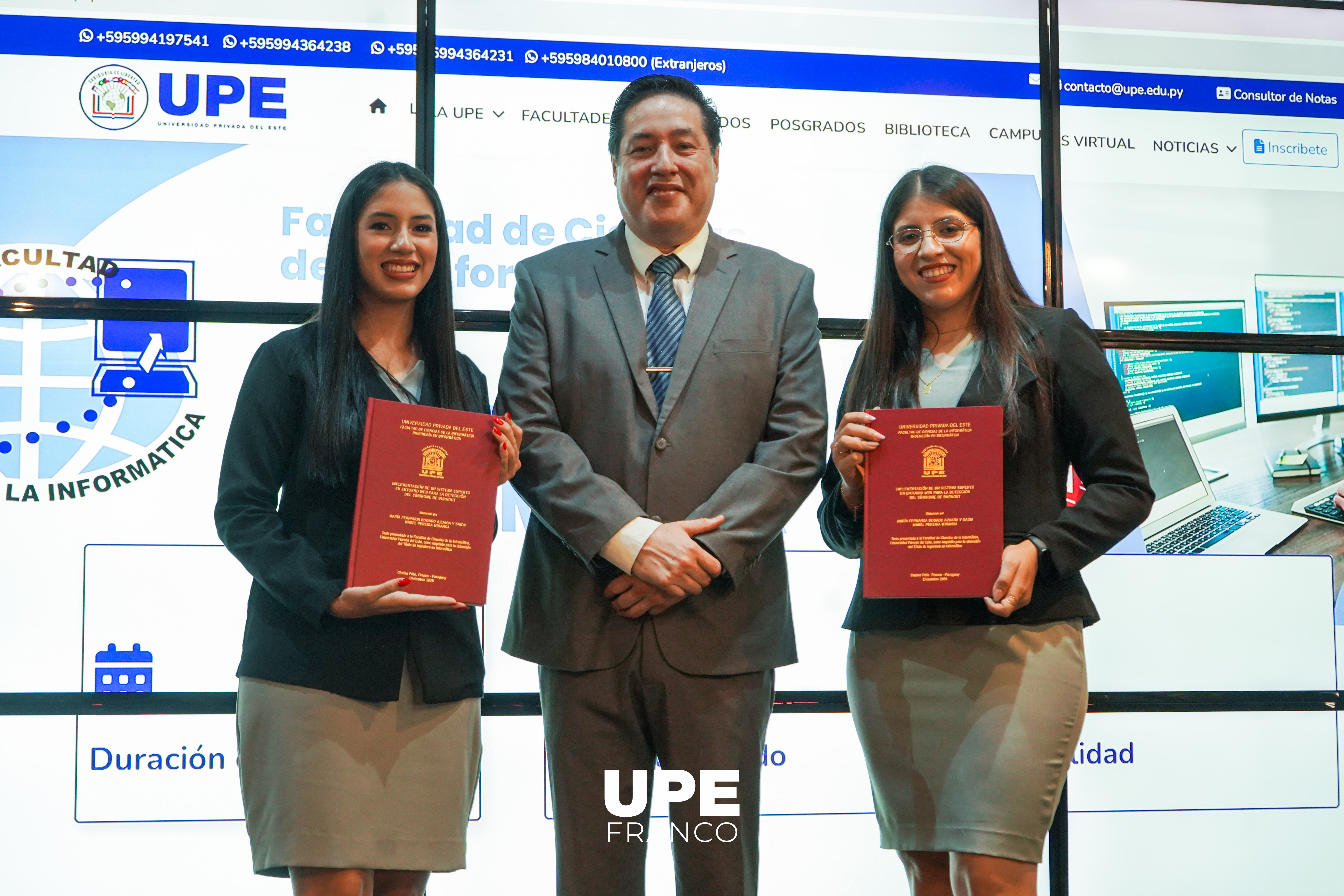 Defensa Exitosa de Trabajos Finales de Grado: Facultad de Ciencias de la Informática