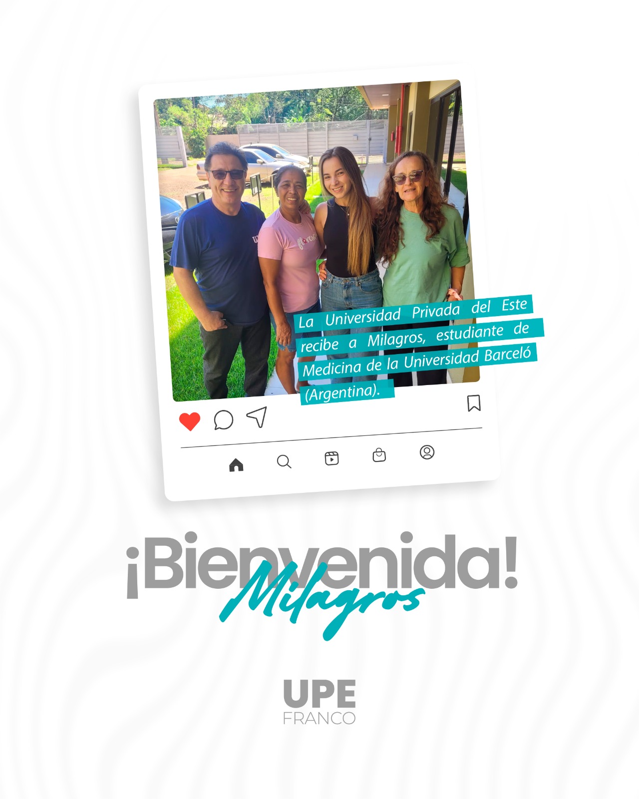 Bienvenida a la UPE - Universitaria Milagros: Programa de Movilidad Estudiantil