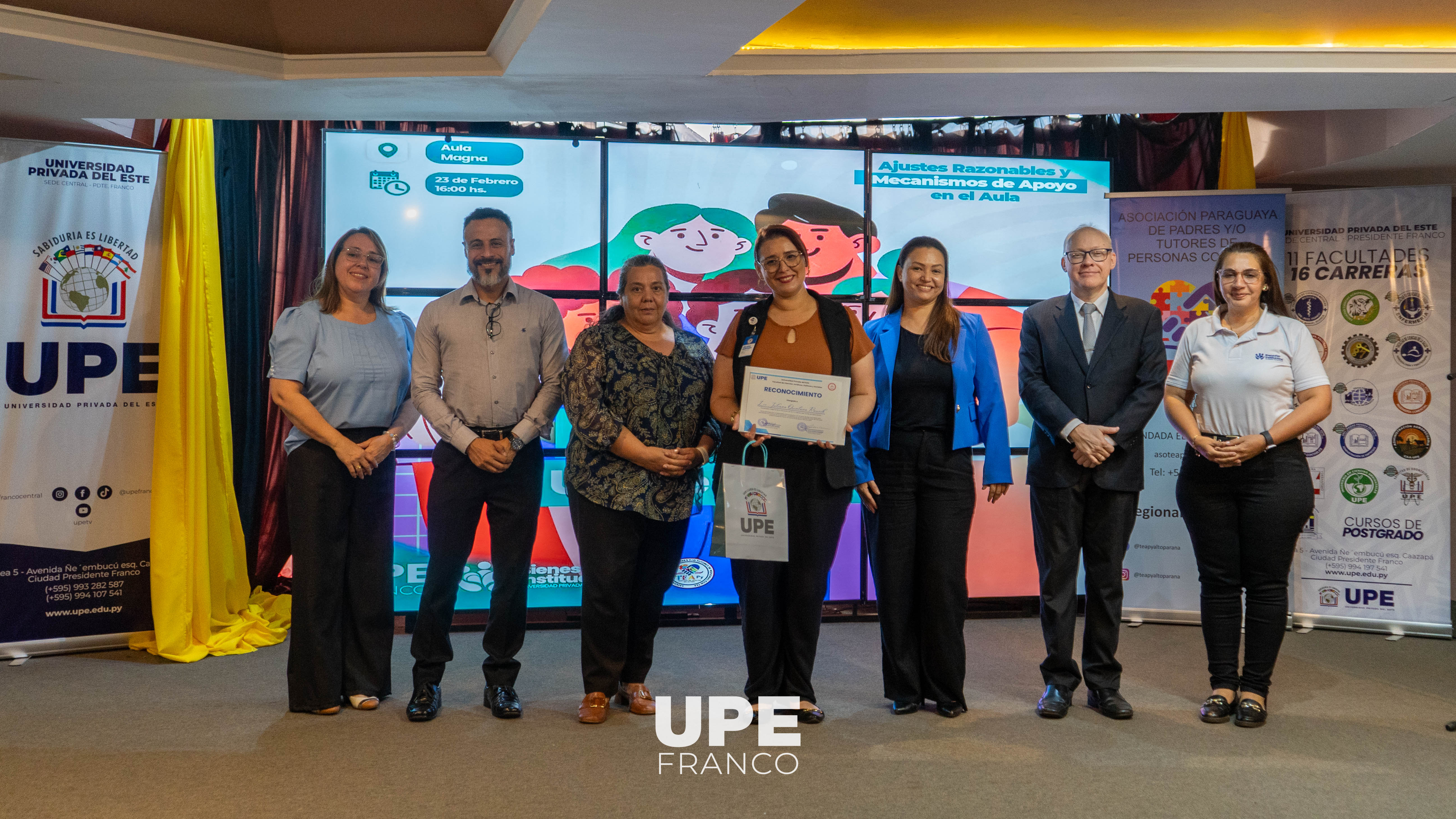 Jornada sobre Inclusión Universitaria fortalece la formación docente en la UPE Franco