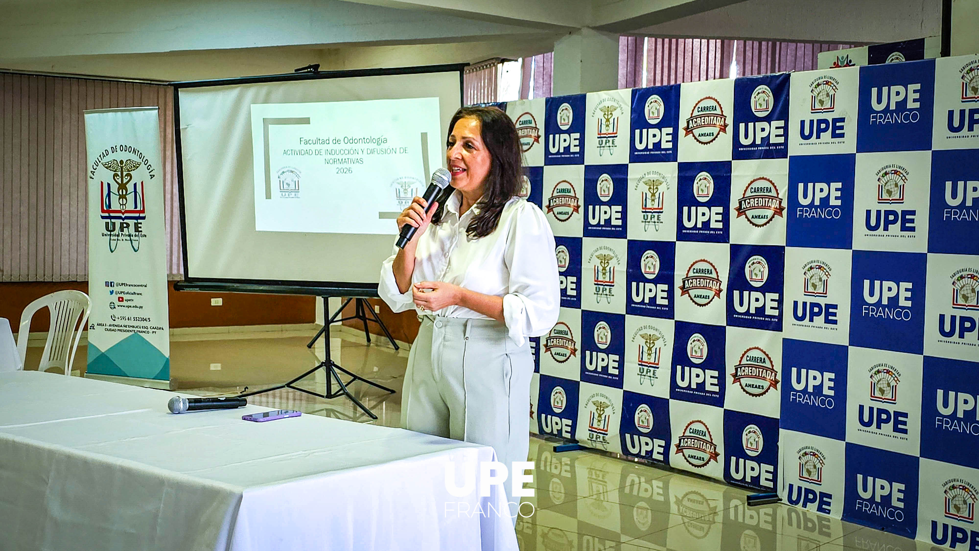 Jornada de Inducción, Socialización de Normativas y Actividades de Extensión Universitaria: Facultad de Odontología