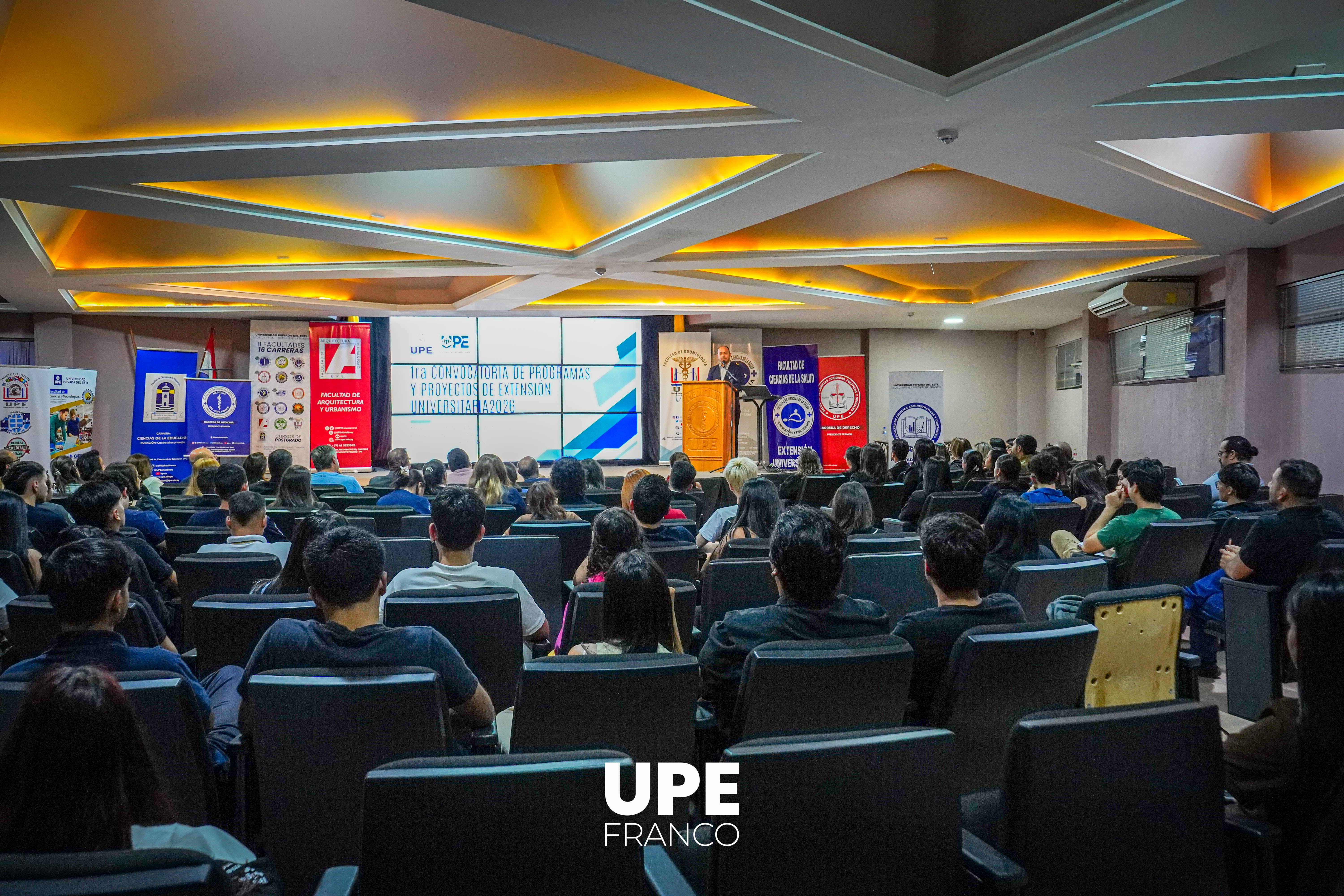 Lanzamiento oficial: Primera Convocatoria de Programas y Proyectos de Extensión Universitaria - UPE FRANCO