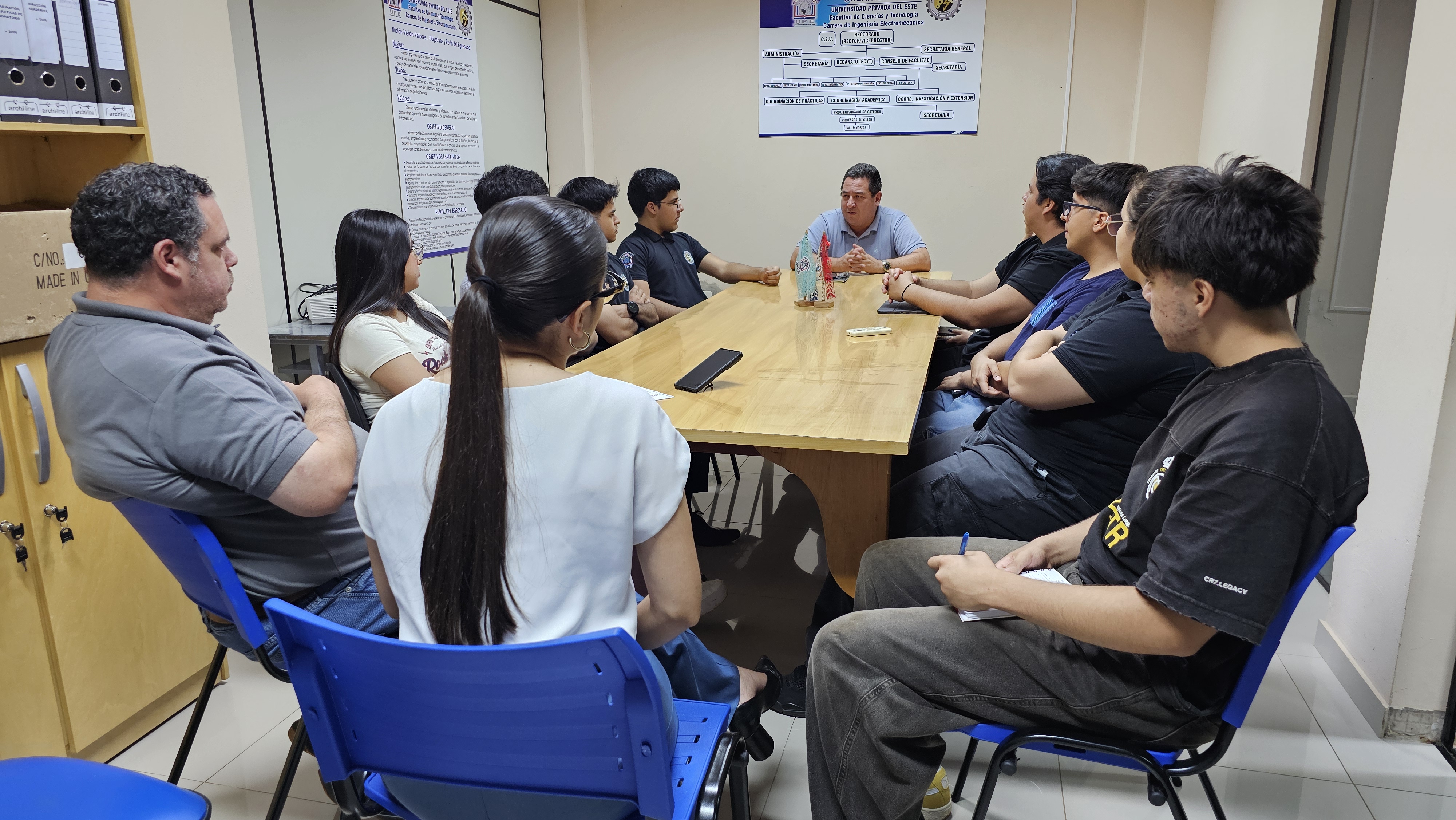 Reunión de autoridades con delegados y subdelegados: Facultad de Ciencias y Tecnologías