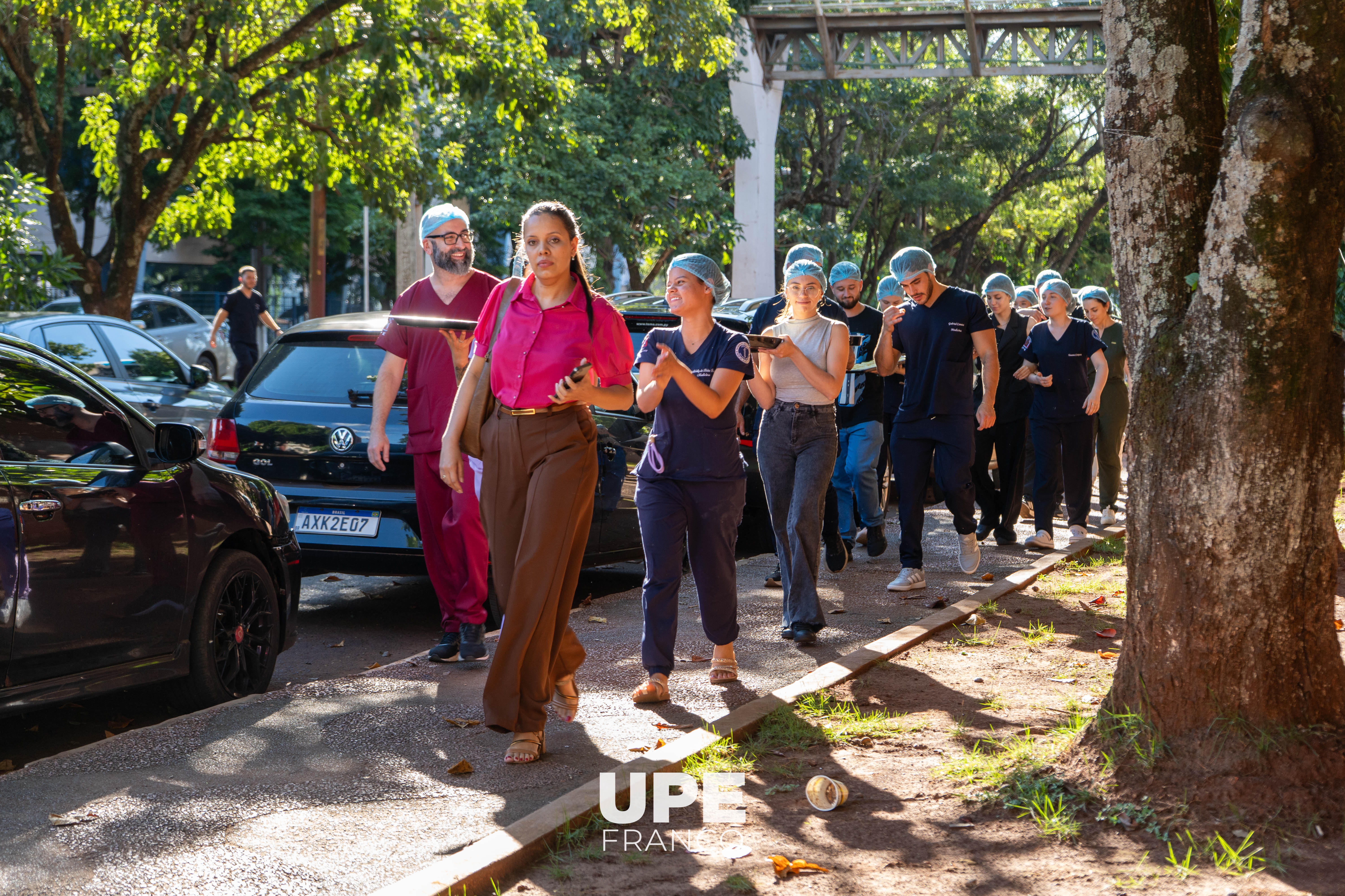 Estudiantes de Medicina realizaron una jornada de Chipa Apo en la UPE FRANCO
