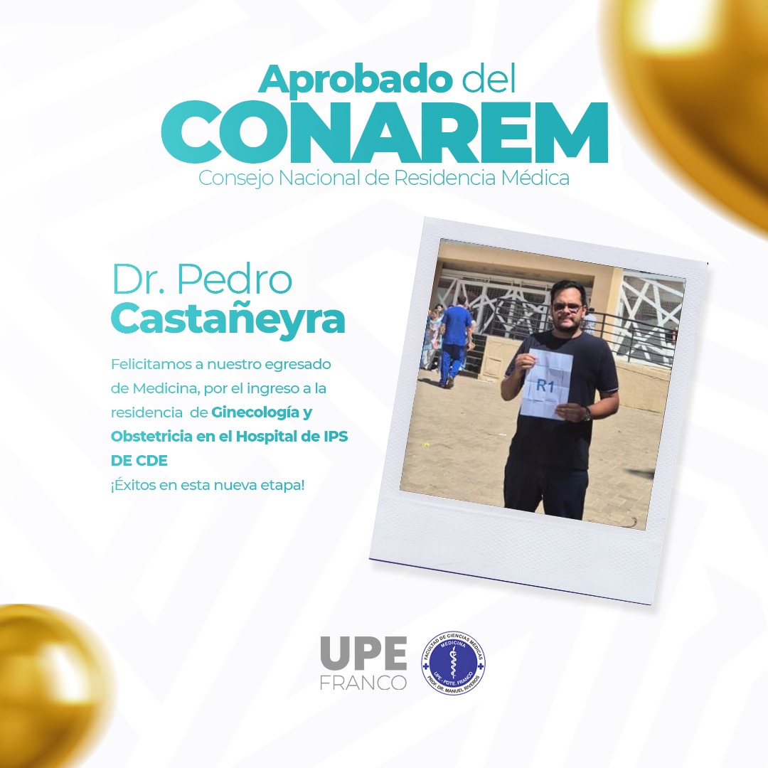 Orgullo UPE: Aprobados CONAREM - Medicina