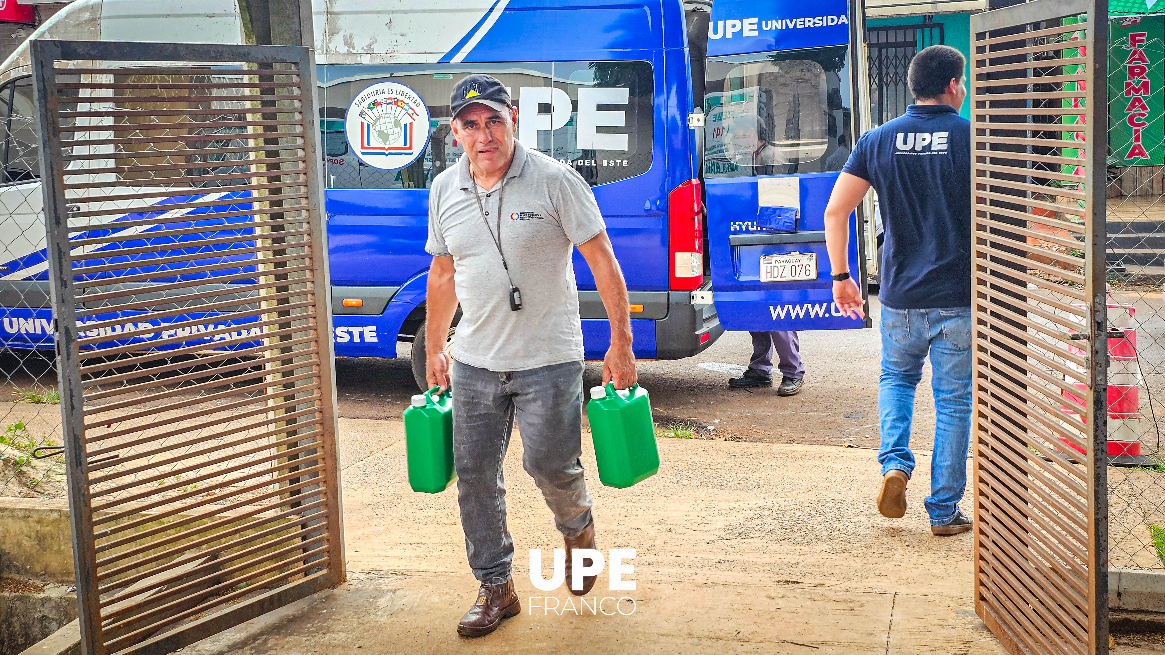 UPE FRANCO entrega insumos de limpieza al Hospital Distrital de Presidente Franco