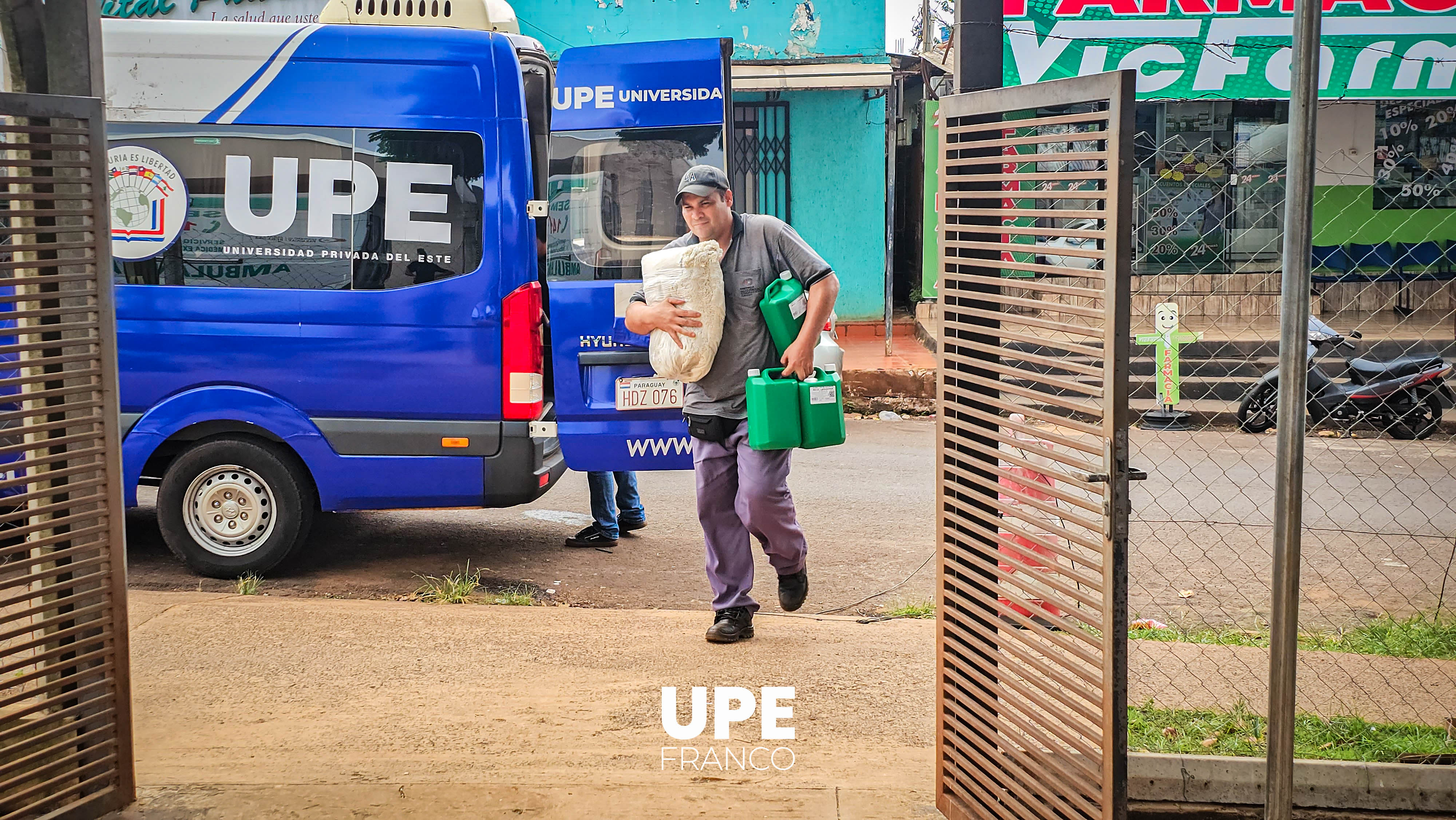 UPE FRANCO entrega insumos de limpieza al Hospital Distrital de Presidente Franco