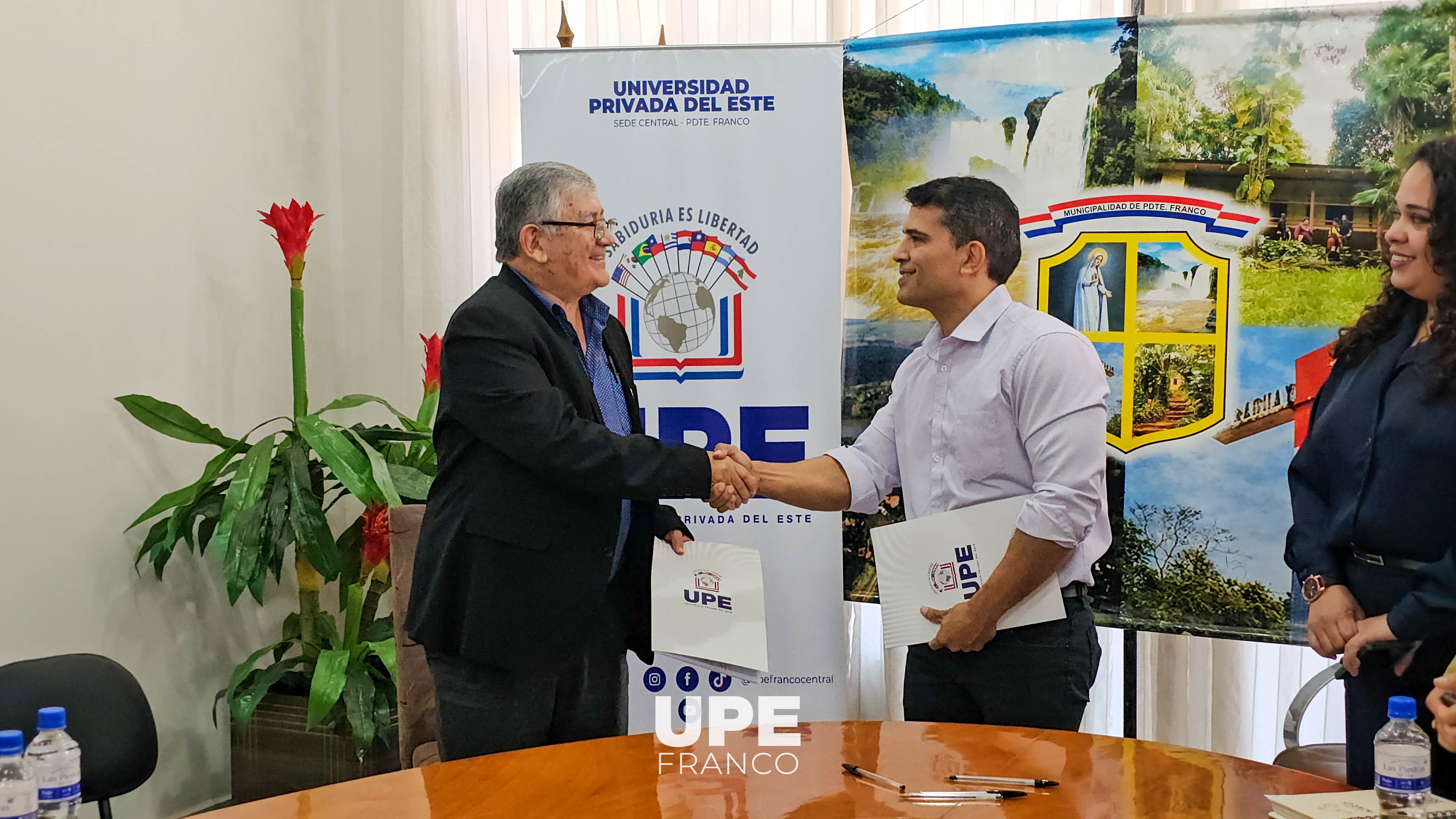 UPE Y MUNICIPALIDAD DE PRESIDENTE FRANCO CONSOLIDAN ALIANZA ESTRATÉGICA MEDIANTE CONVENIOS DE COOPERACIÓN INTERINSTITUCIONAL