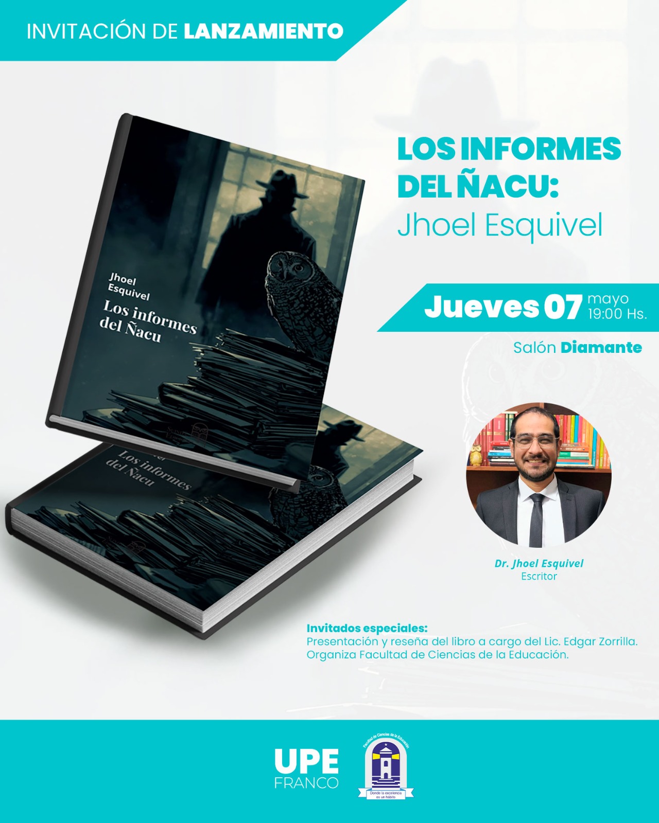 Invitación al Lanzamiento del libro “Los informes del Ñacu”