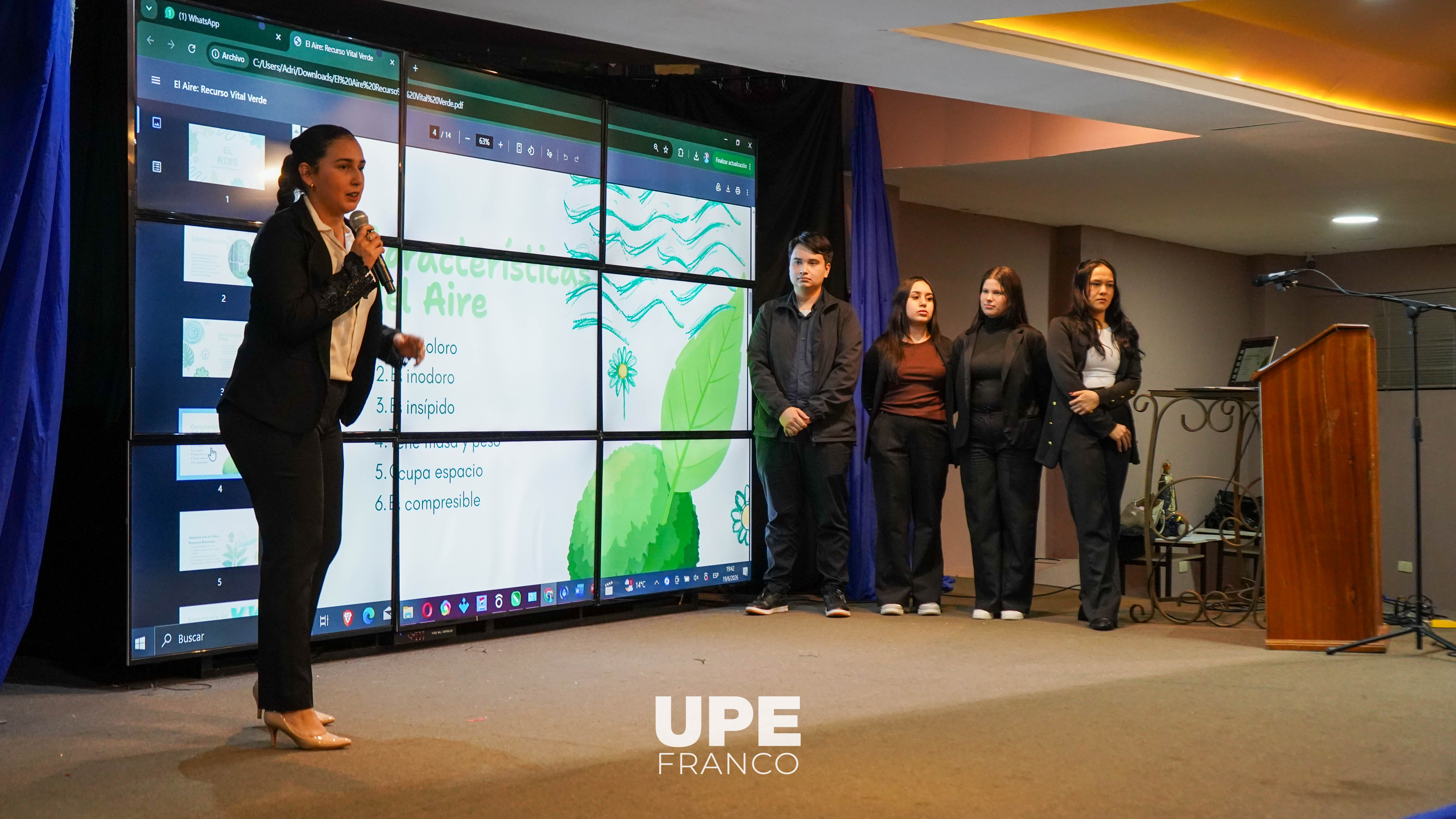 ESTUDIANTES DE CIENCIAS DE LA EDUCACIÓN PRESENTARON CIERRE PEDAGÓGICO SOBRE EL CUIDADO DEL SUELO, EL AIRE Y EL AGUA
