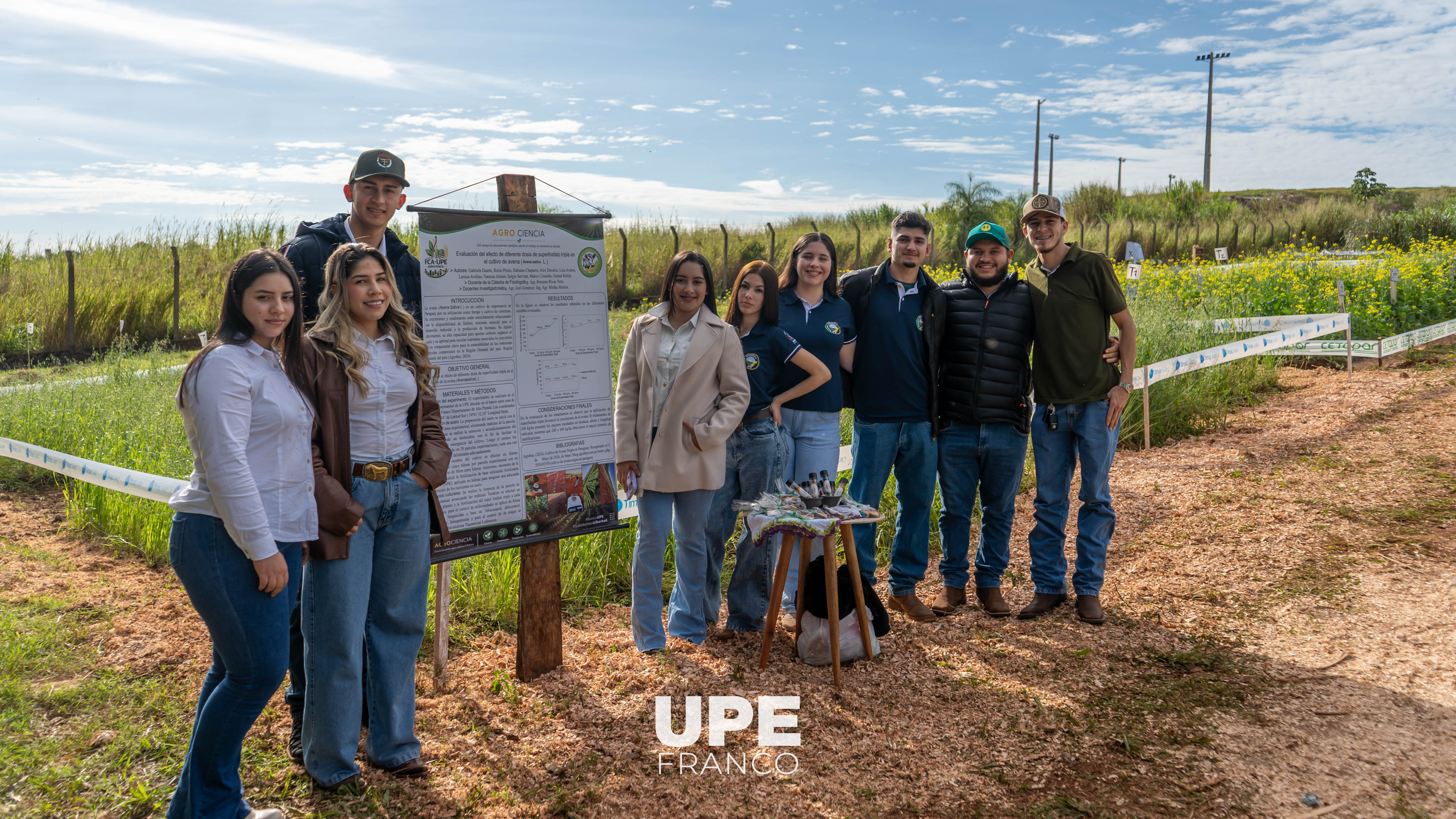 Facultad de Ciencias Agropecuarias realizó cierre de actividades de campo del primer semestre