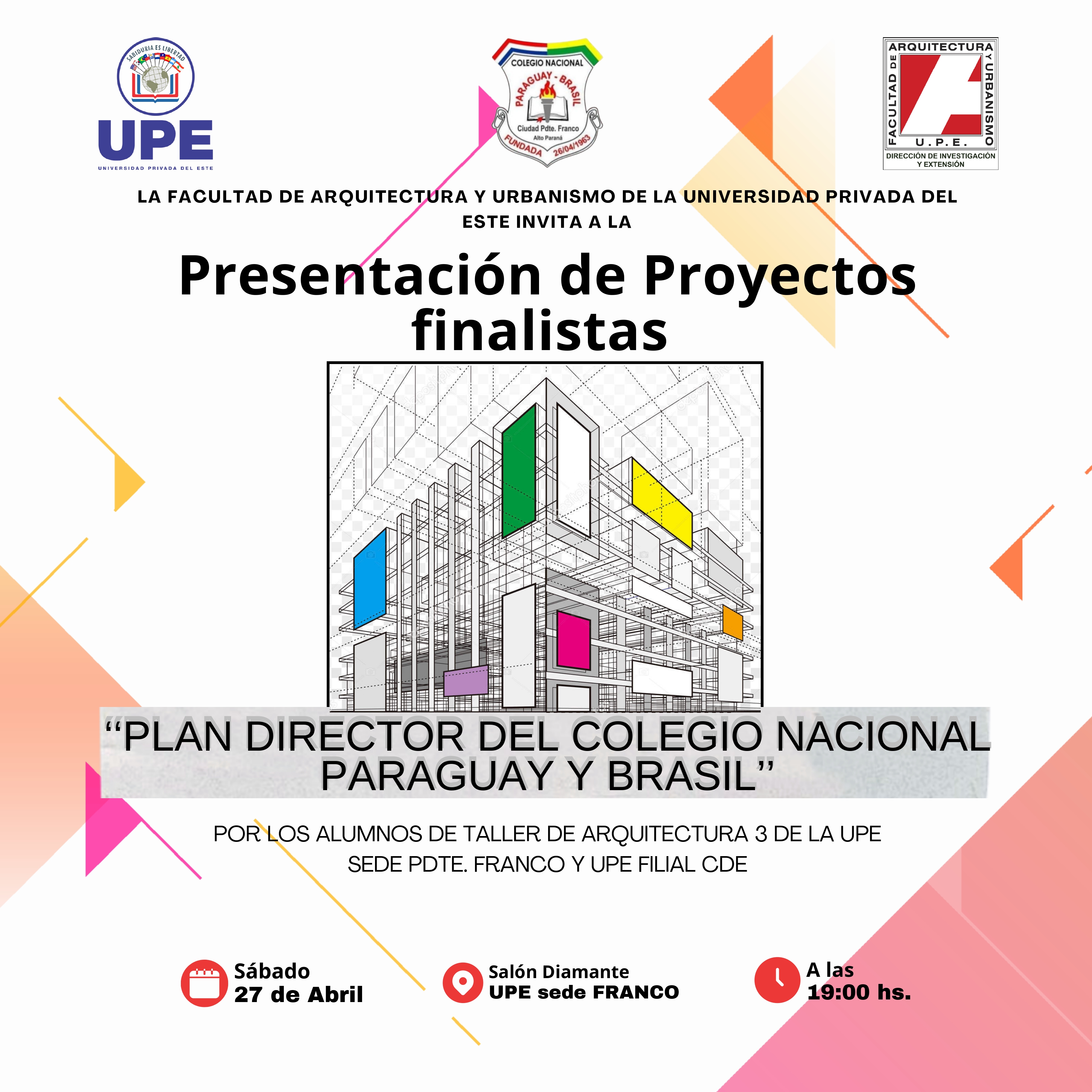 Presentación de Proyectos Finalistas - Facultad de Arquitectura y Urbanismo (UPE)