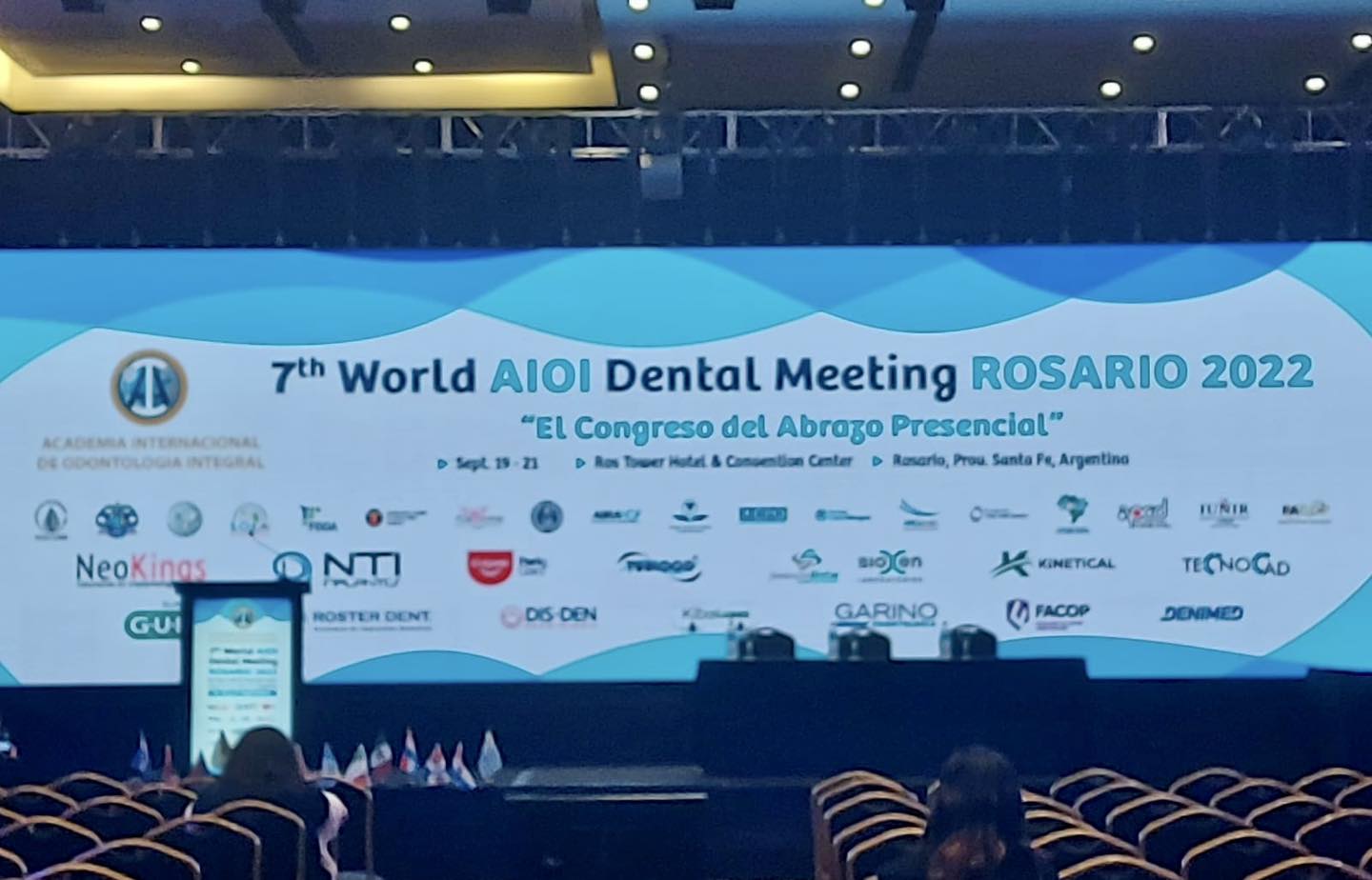 Odontología UPE en VII Congreso Mundial AIOI, Academia Internacional de Odontología Integral en Rosario, Argentina
