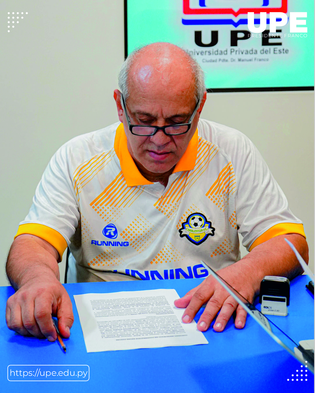 Firma de Convenio - UPE Franco y Charleston Fútbol Club