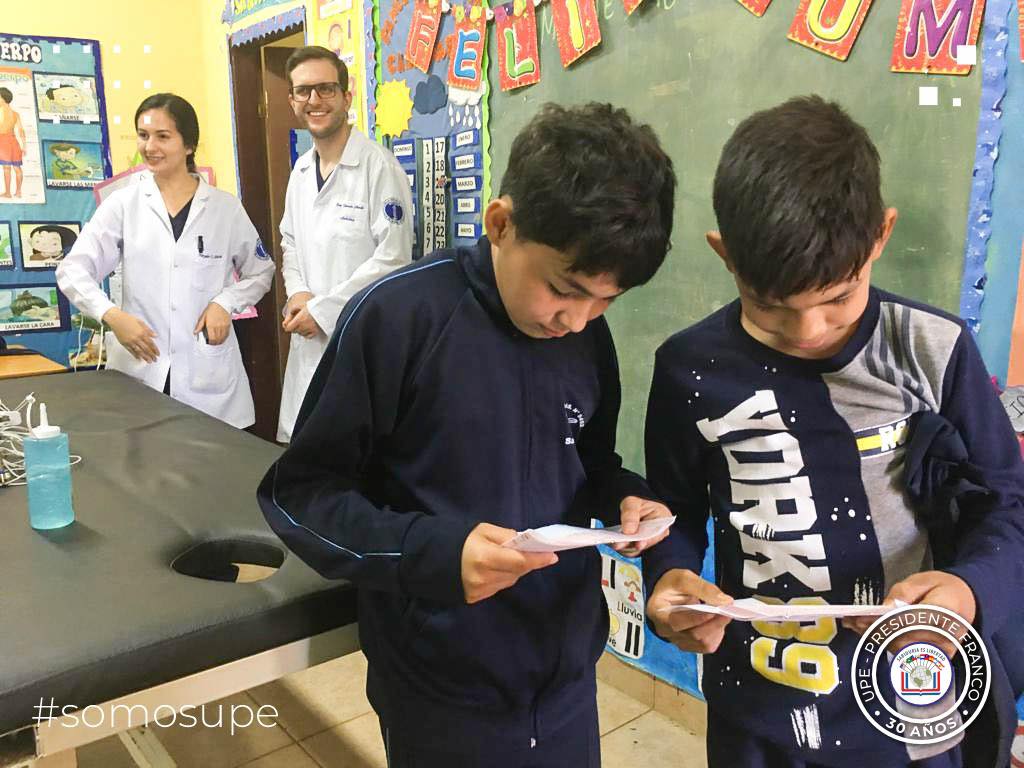 Jornada de Inspección Médica a alumnos del 4to y 5to grados de la Escuela Básica 5.452 San Alfredo de Ciudad del Este.