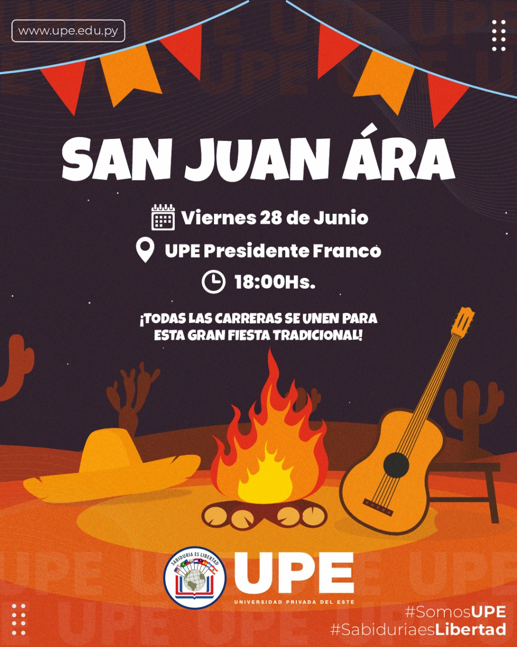 Fiesta Tradicional de San Juan en la UPE