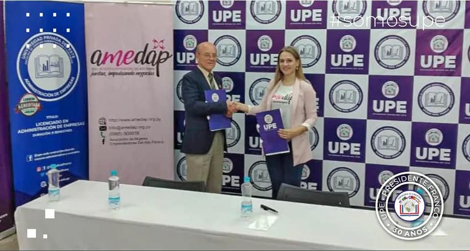 Importante Firma de Convenios entre la Amedap y la Facultad de Ciencias Administrativas y Contables
