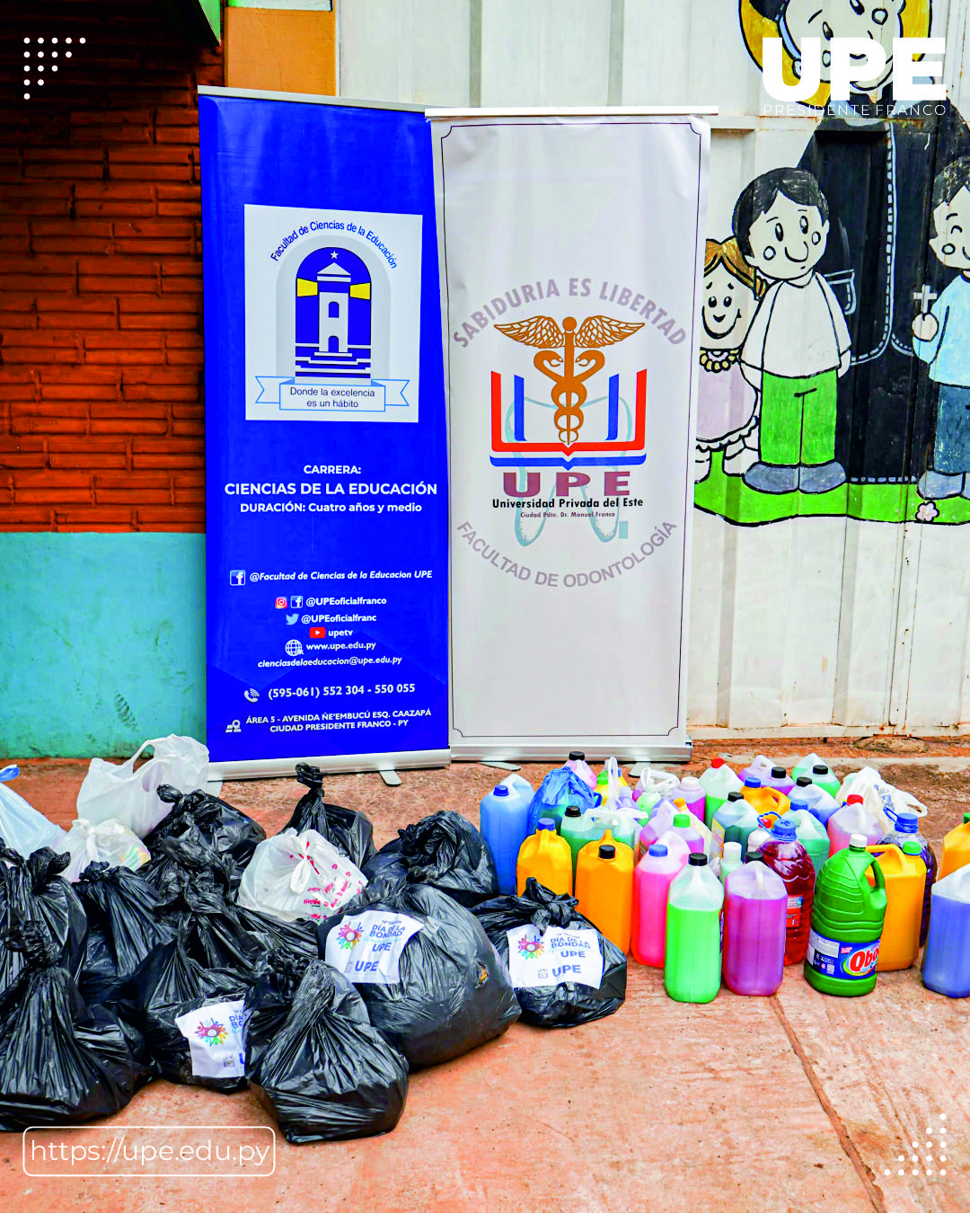 UPE entrega Donaciones por el Día de la Bondad Universitaria: Generosidad y Apoyo Comunitario