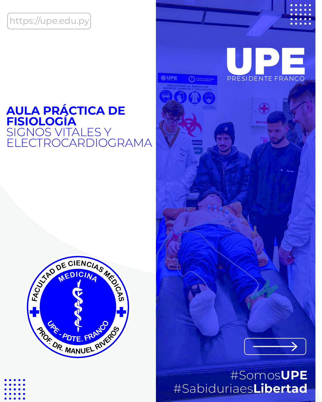 Aula Práctica de Fisiología en la UPE: Desarrollando Habilidades Médicas