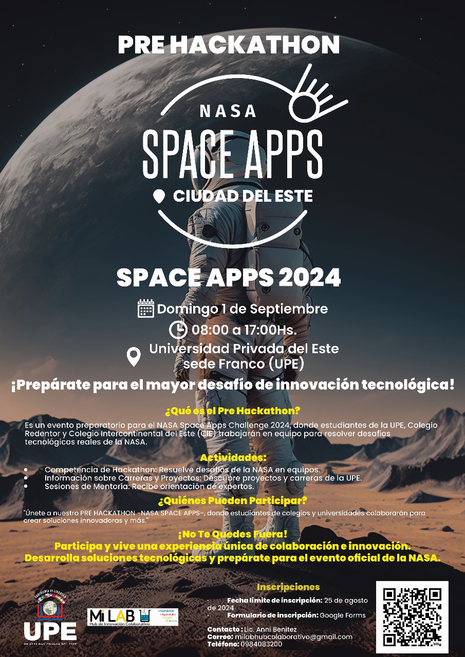 Explora Nuevos Horizontes en el Pre Hackathon - NASA Space Apps 2024